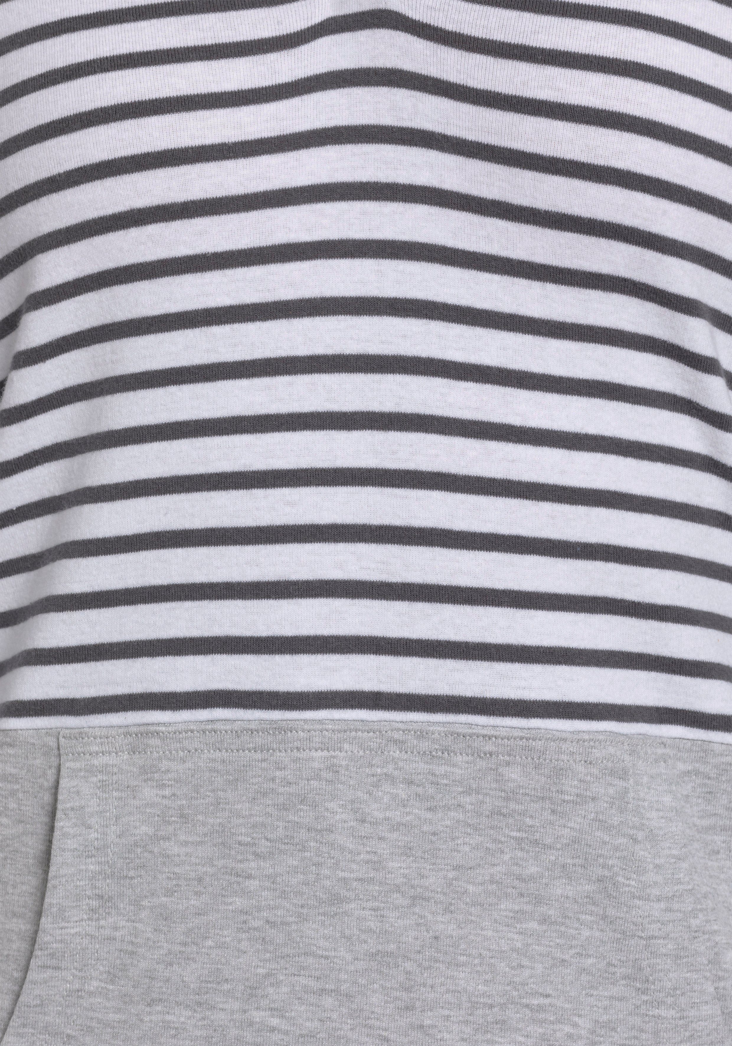 KangaROOS Jerseyjurk korte jurk, casual look, van ribbreiwerk