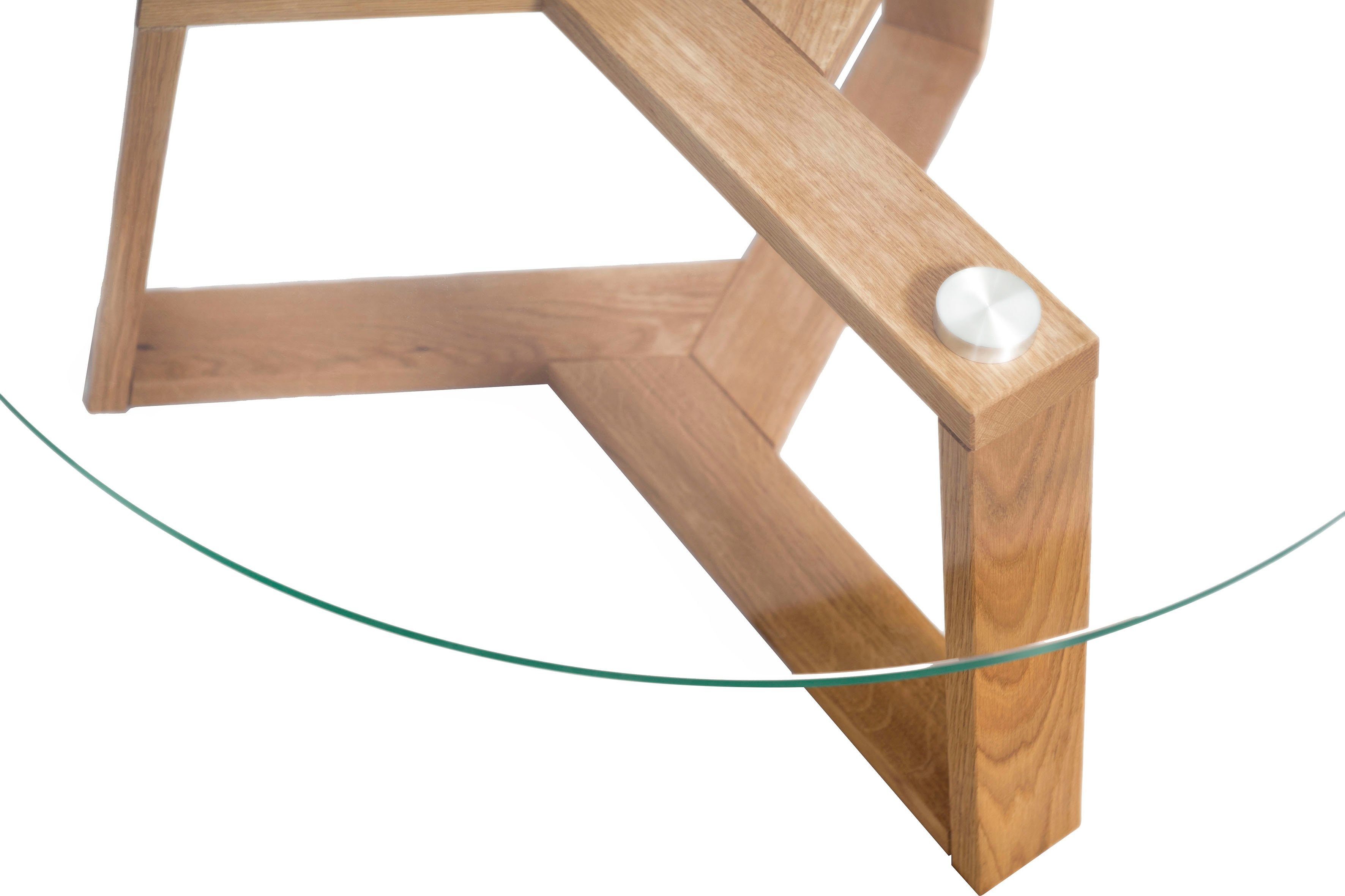 Home affaire Salontafel Mantua Diameter glazen blad: 90 cm