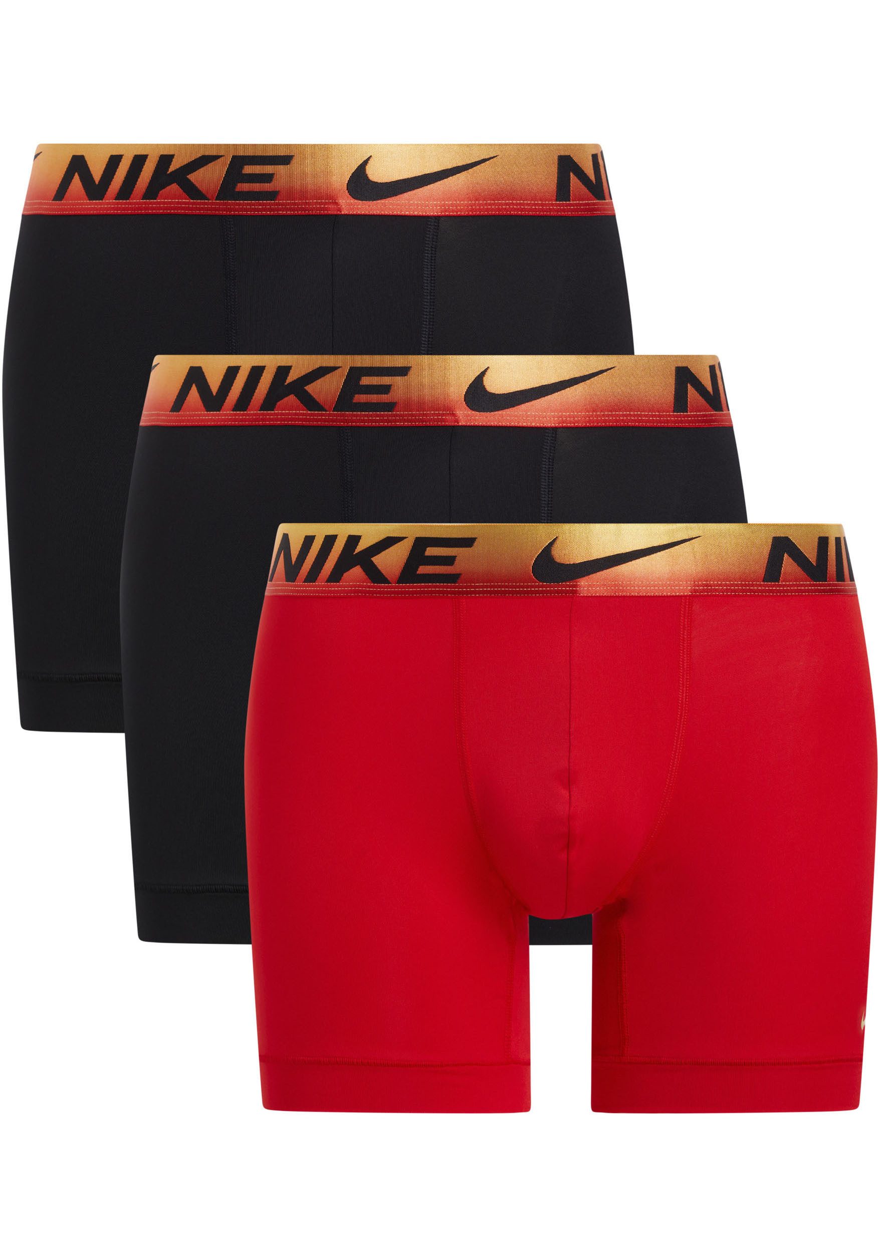 NIKE Underwear Boxershort BOXER BRIEF 3PK met nike logo-elastische band (3 stuks)