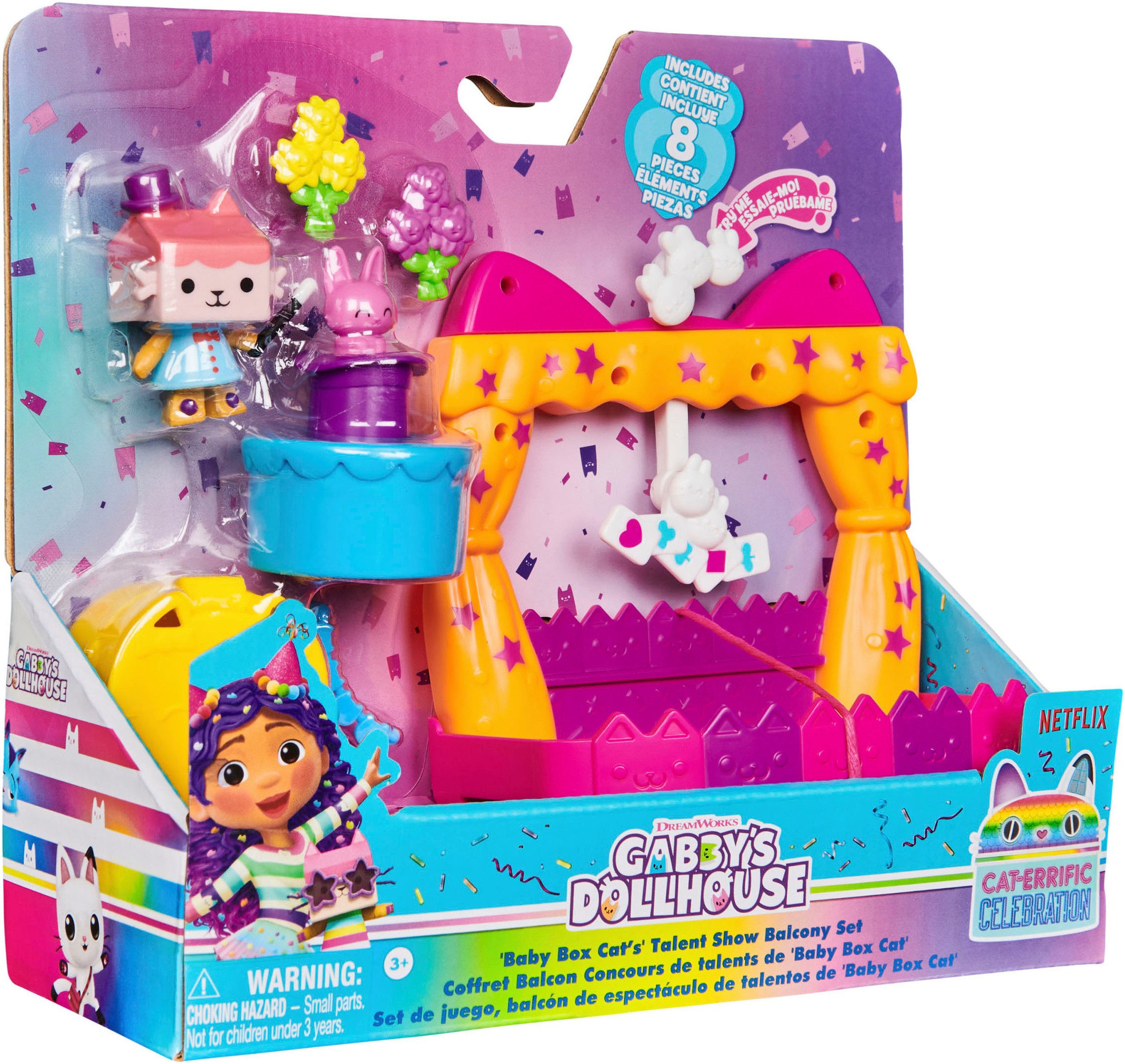 Spin Master Speelwereld Gabby's Dollhouse – Balcony Decoration Pack - Baby Box