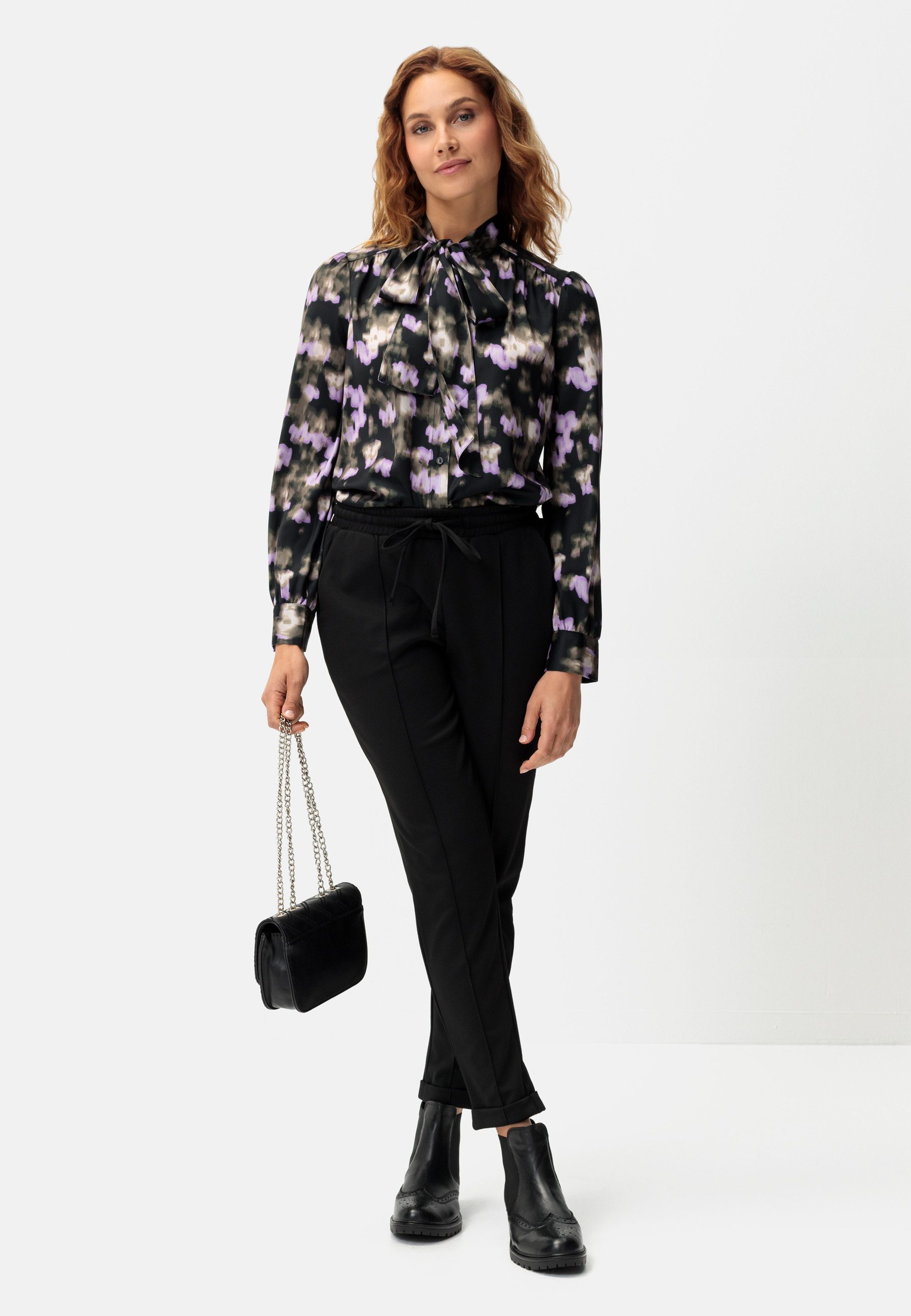 Lascana Blouse met kraagstrik van satijn