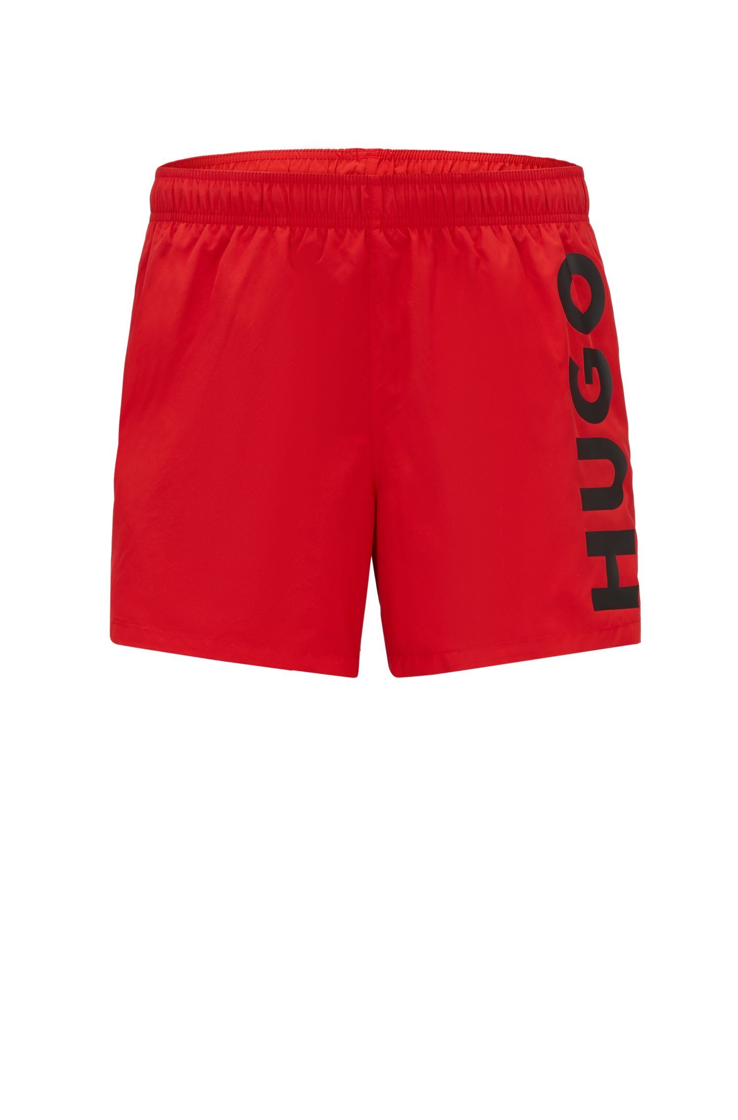 HUGO underwear Zwemshort ABAS zijwaarts met grote hugo logo-print