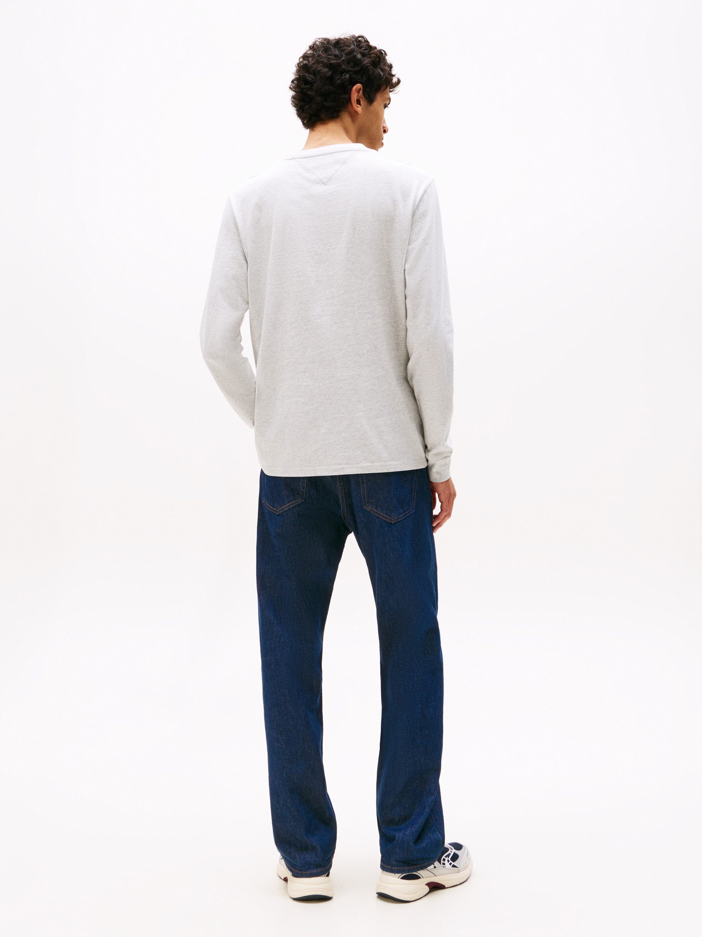 TOMMY JEANS Shirt met lange mouwen TJM SLIM CHEST LINEAR LS TEE EXT