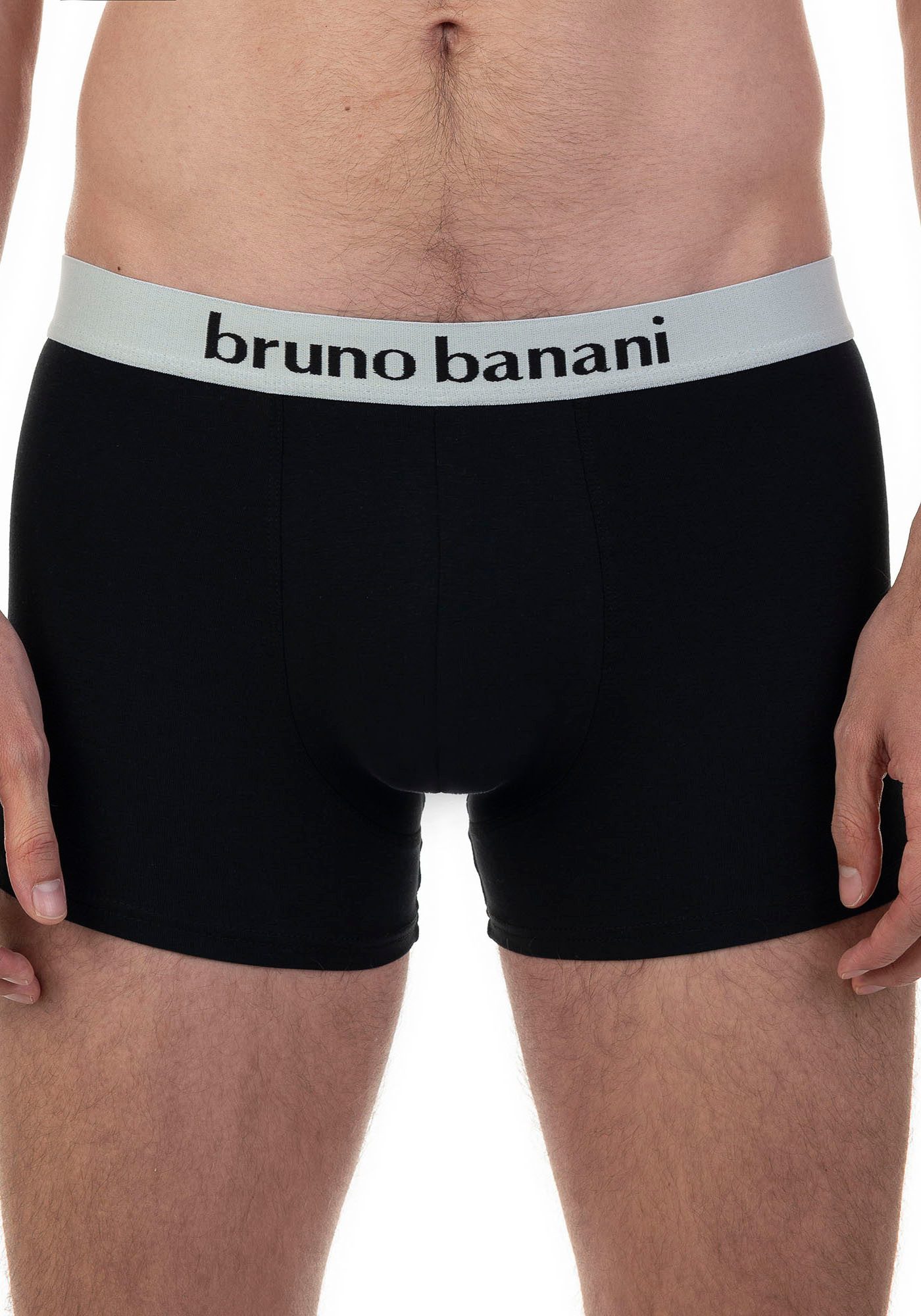 Bruno Banani Boxershort met contrasterend logo-tailleband (2 stuks Set van 2)