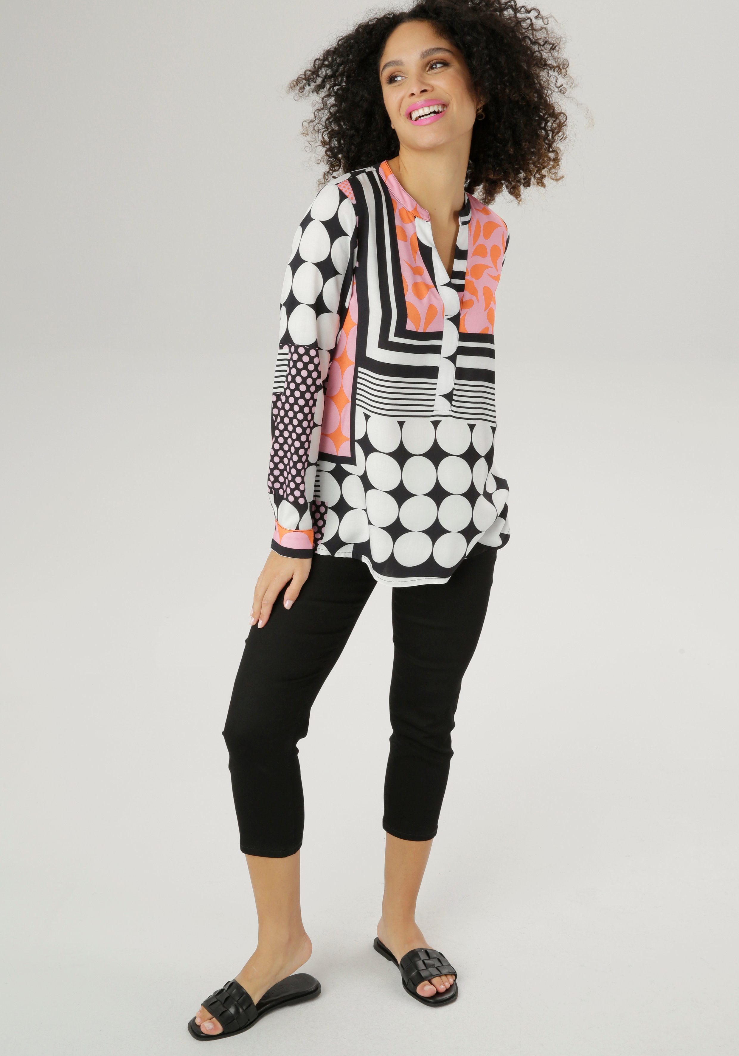 Aniston SELECTED Straight jeans in verkorte cropped lengte