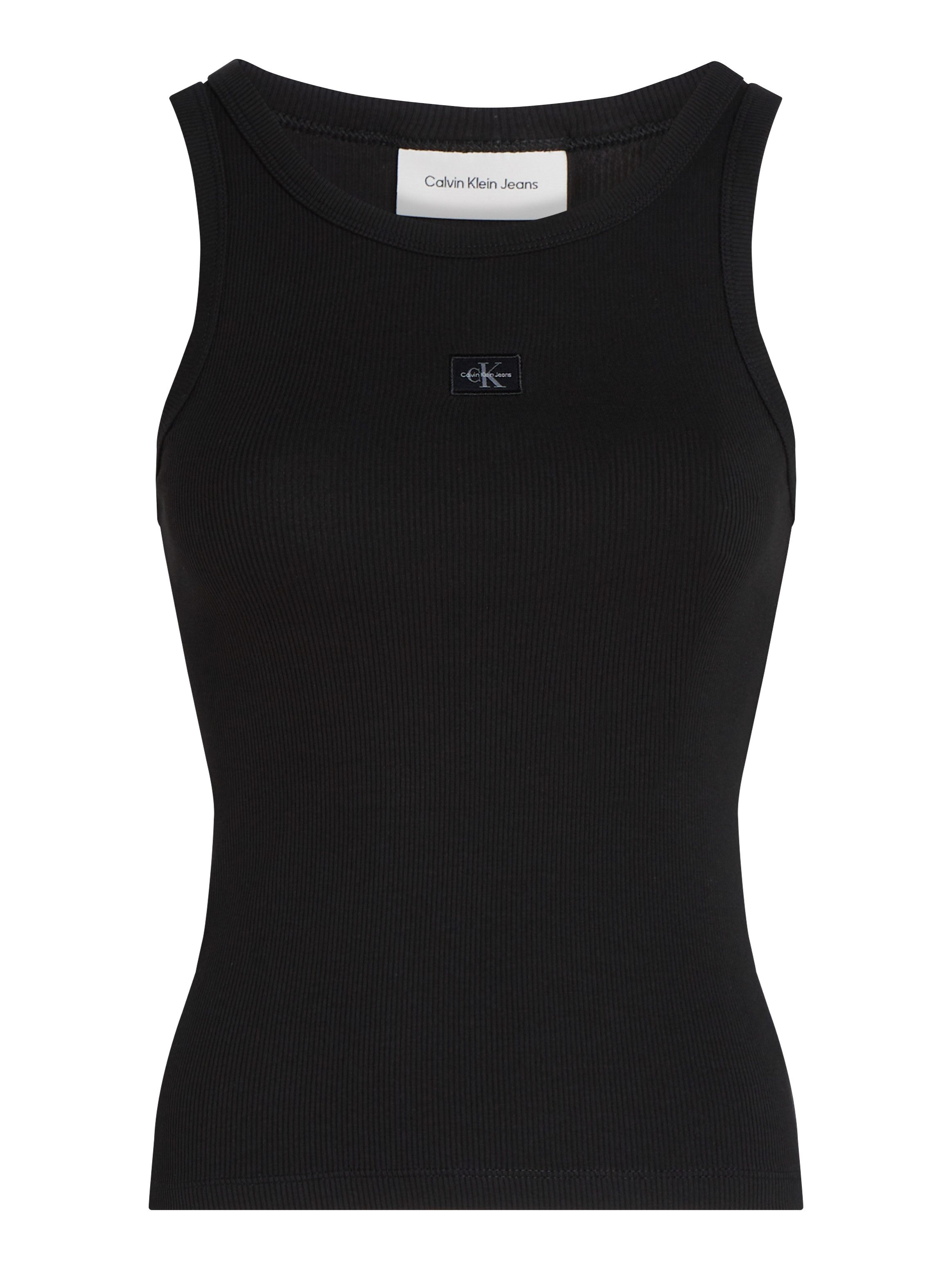 Calvin Klein Tanktop WOVEN LABEL RIB TANK TOP