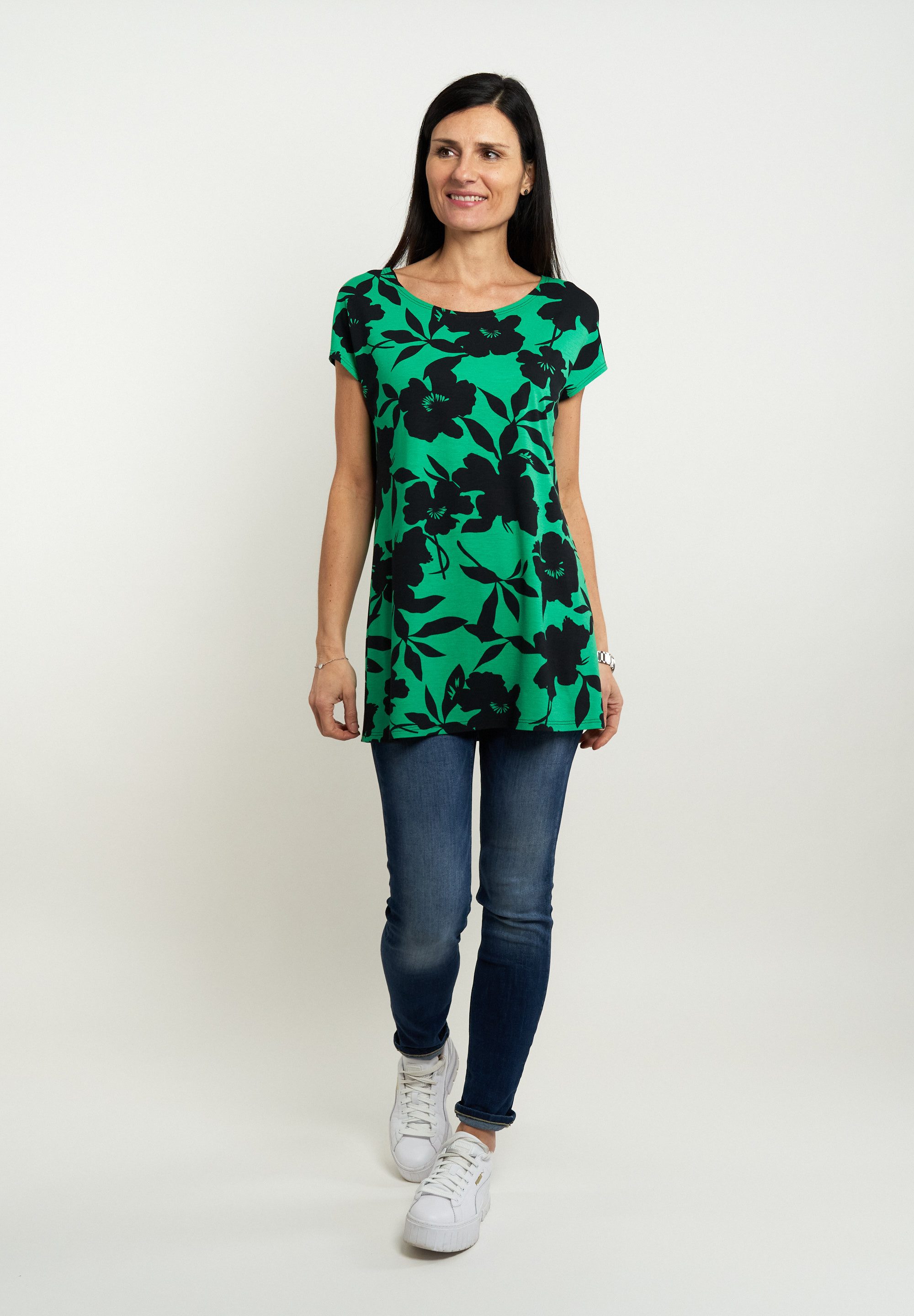 Seidel Moden T-shirt met all-over print, made in germany