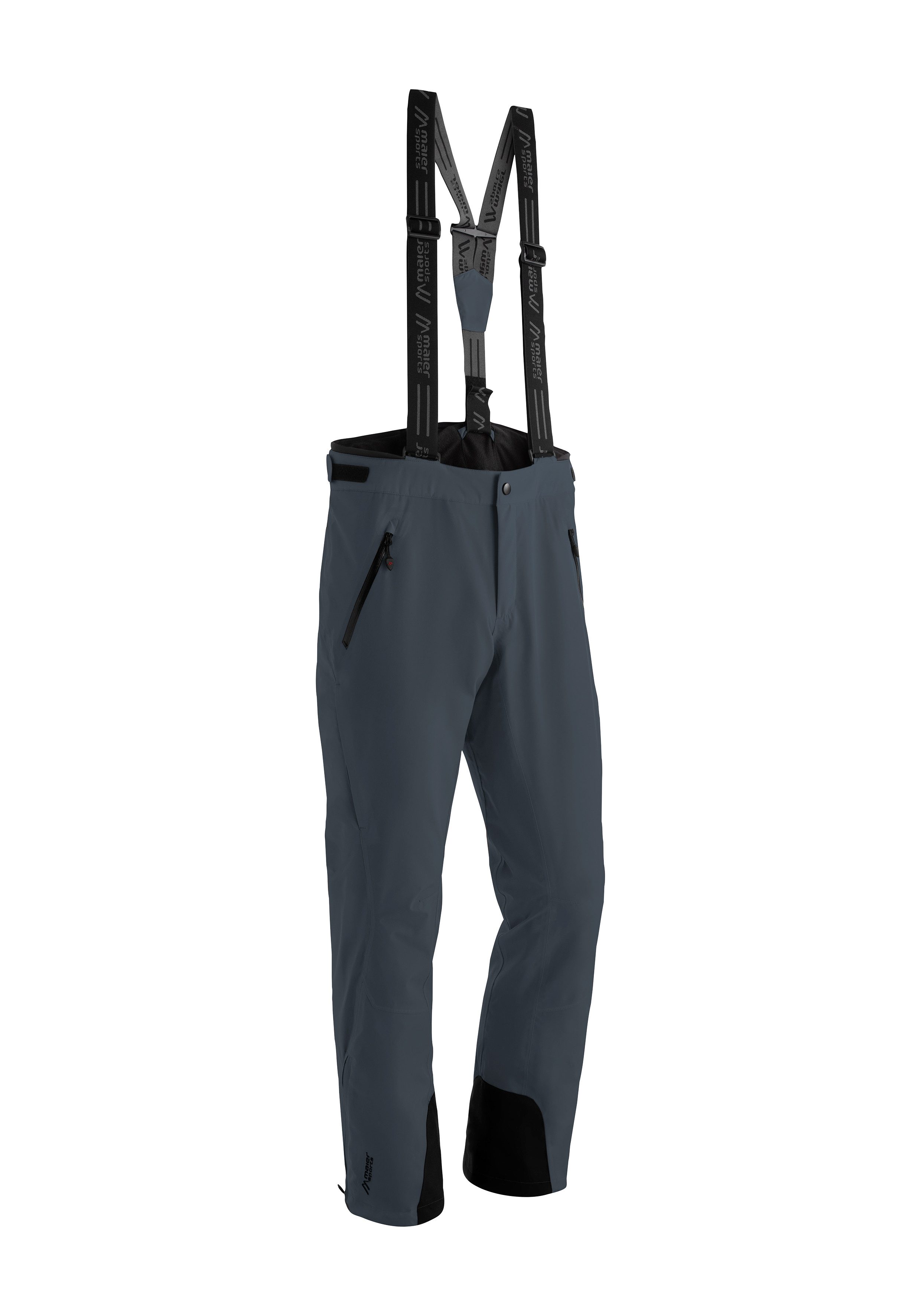 Maier Sports Skibroek Copper slim Heren sneeuwbroek met bretels, wind/waterdicht, slim fit