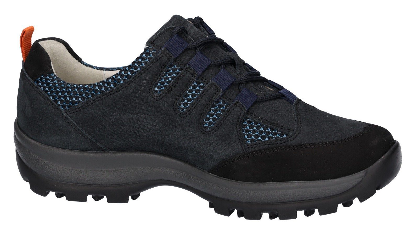Waldläufer Veterschoenen Holly , vrijetijdsschoen, lage schoen, outdoorschoen met profielzool, h-breedte