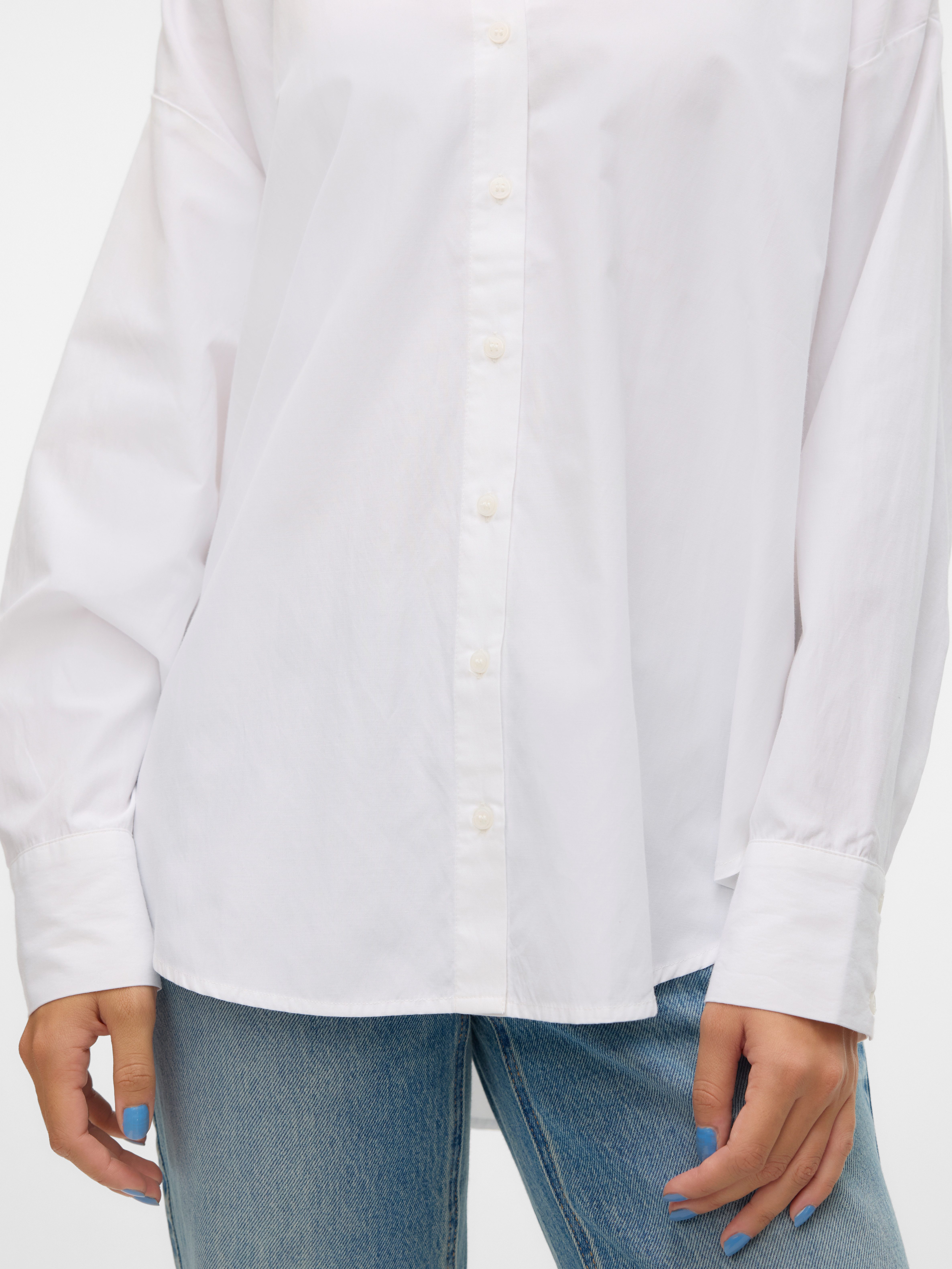 Vero Moda Blouse met lange mouwen VMFANNI LS SHIRT WVN GA NOOS