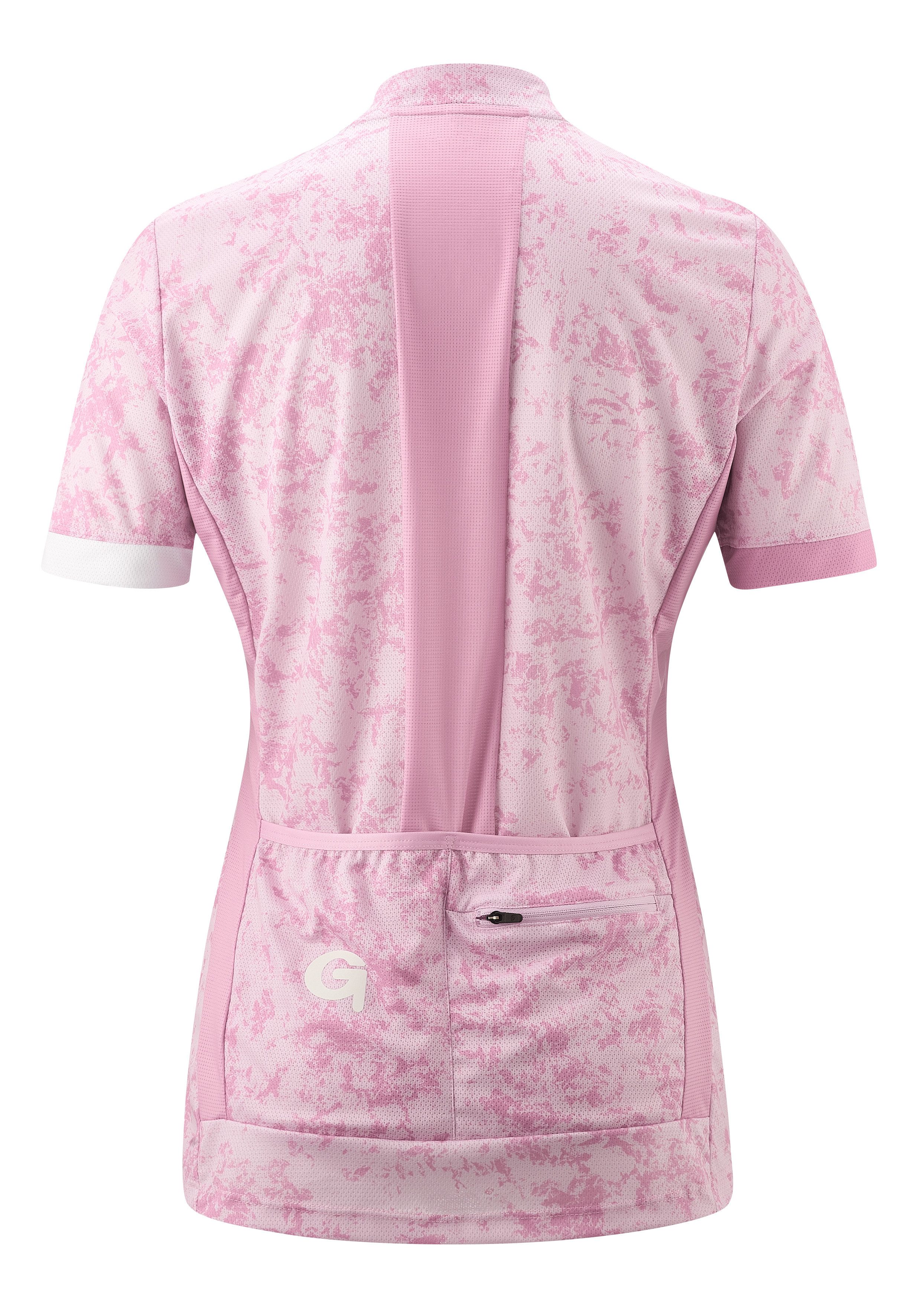Gonso Fietsshirt PRESOLANA Dames fiets shirt met korte mouwen, ademend fietstricot met achterzak