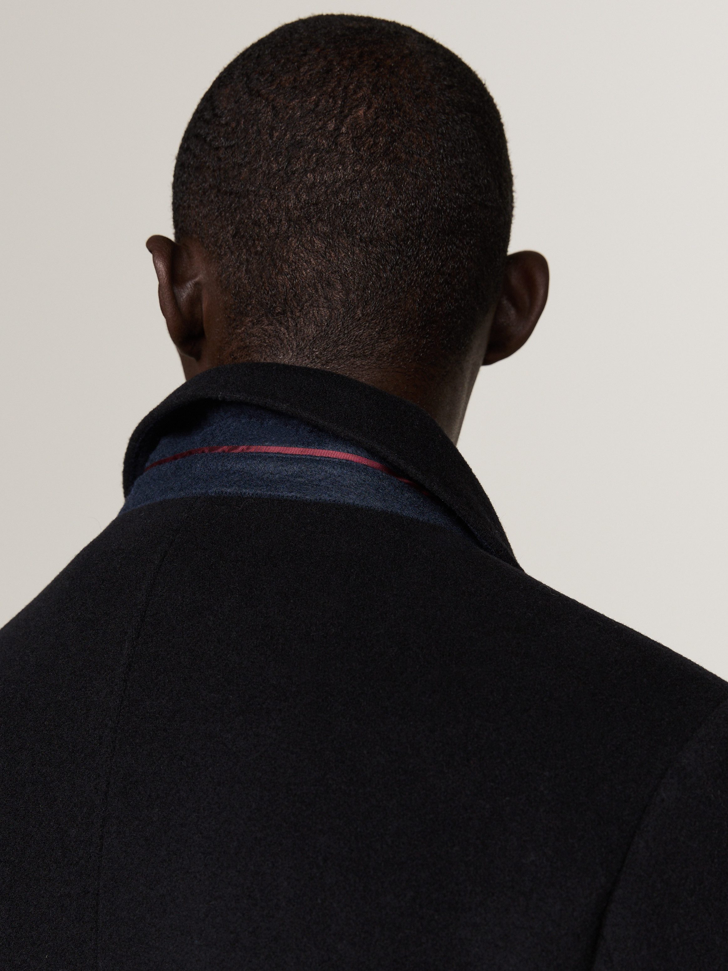 Tommy Hilfiger Lange jas DC WOOL MIX COAT
