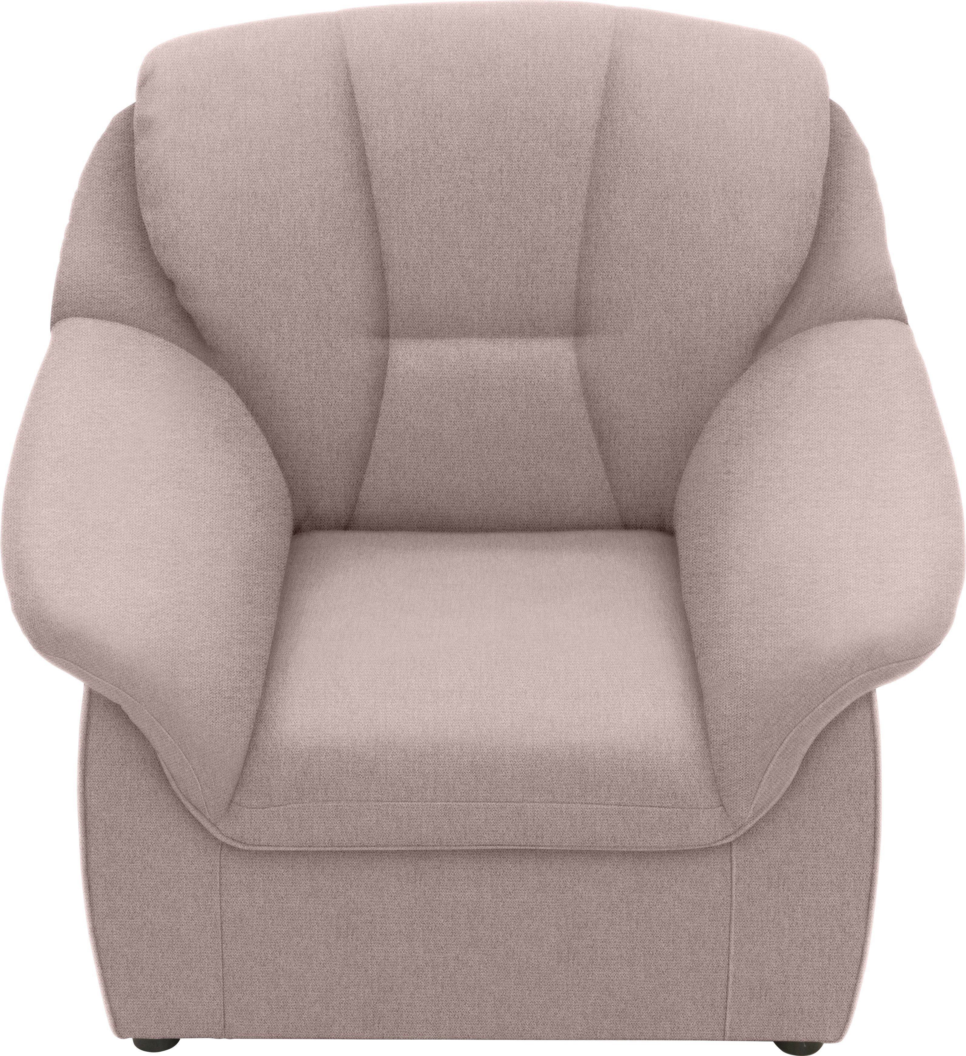 DOMO collection Fauteuil Faenza voor kleine ruimtes, tijdloos en elegant, compacte afmetingen