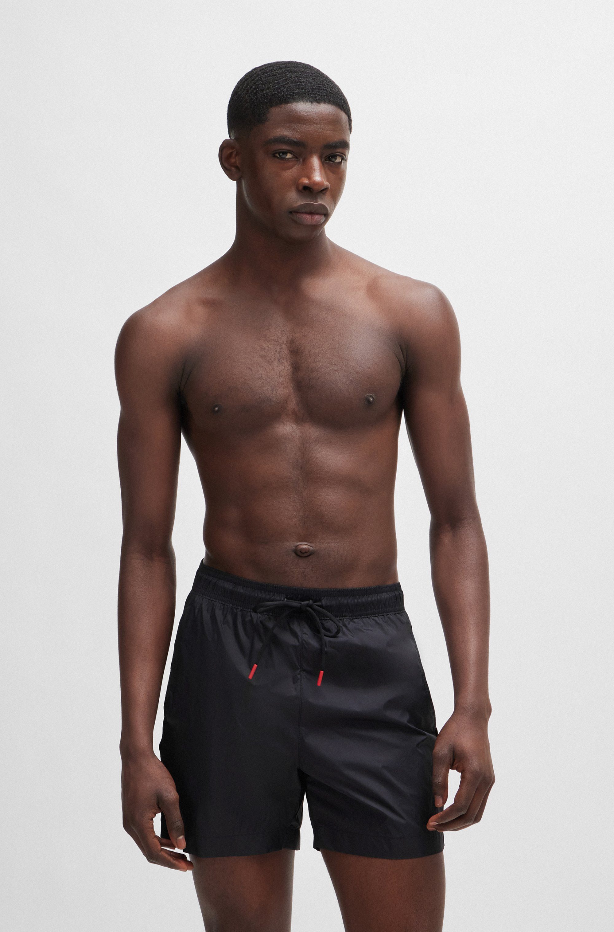 HUGO underwear Zwemshort FAB met rijgkoord in de band
