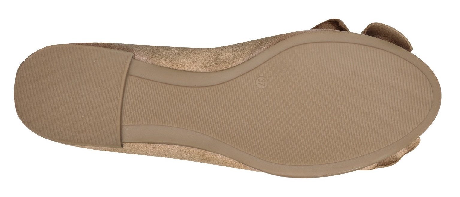Tamaris Ballerina's , blockhak, business schoen, instapschoen heeft een smalle vorm