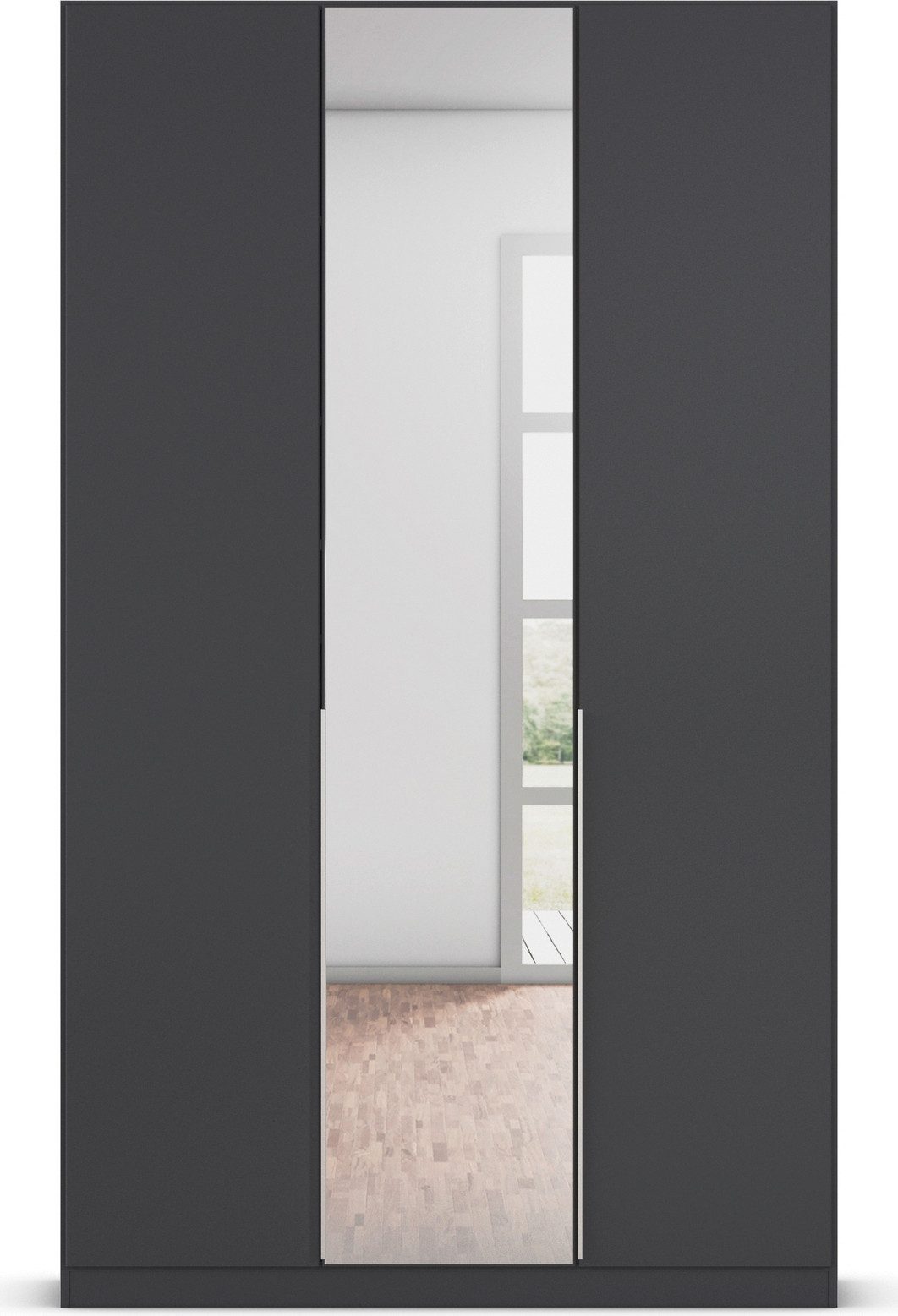 rauch Draaideurkast Kledingkast kast garderobe AGORDO met decor- of hoogglansfront doordachte binnenuitrusting, in 6 breedtes en 2 hoogtes made in germany