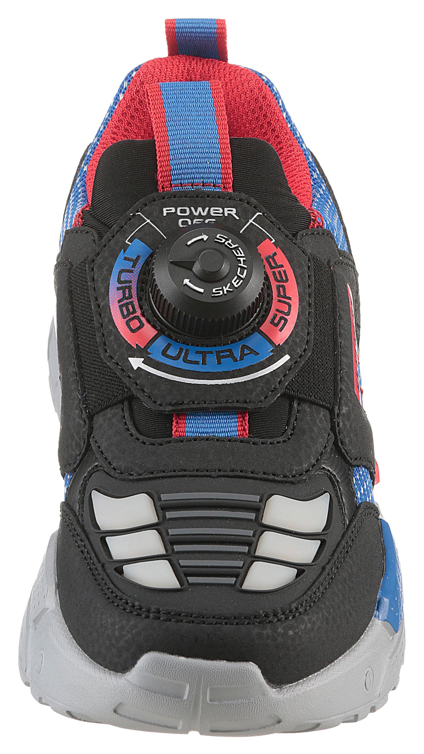 Skechers Slip-on sneakers TURBO-FUSE LIGHTS , blink schoen met draaivergrendeling, maat sjabloon om te downloaden