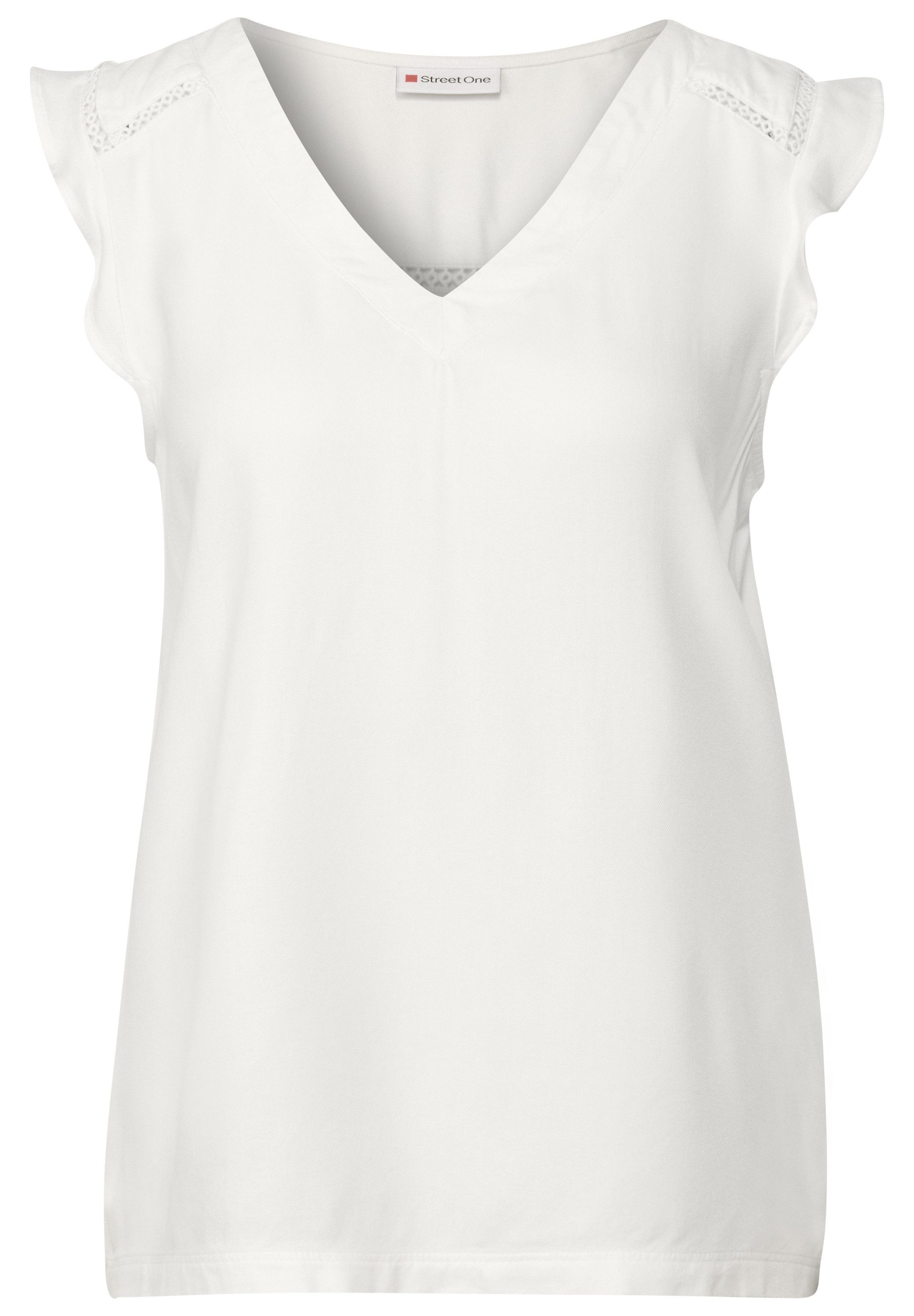 STREET ONE Shirttop met gehaakte details