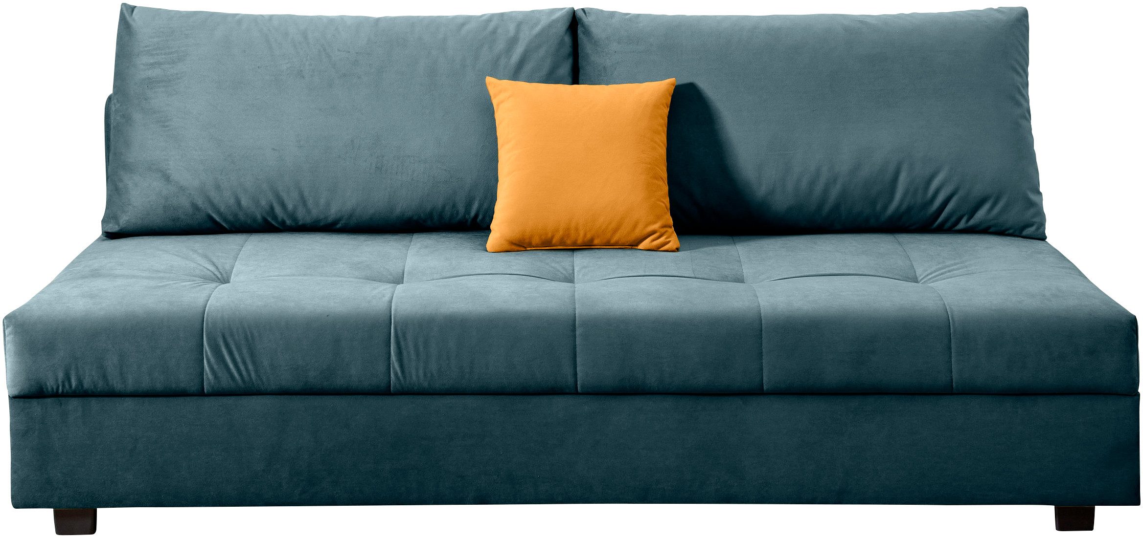 COLLECTION AB Slaapbank DARIA inclusief slaapfunctie en bedlade Slaapbank, bedfunctie, bedlade, inclusief rugkussens, veerkern