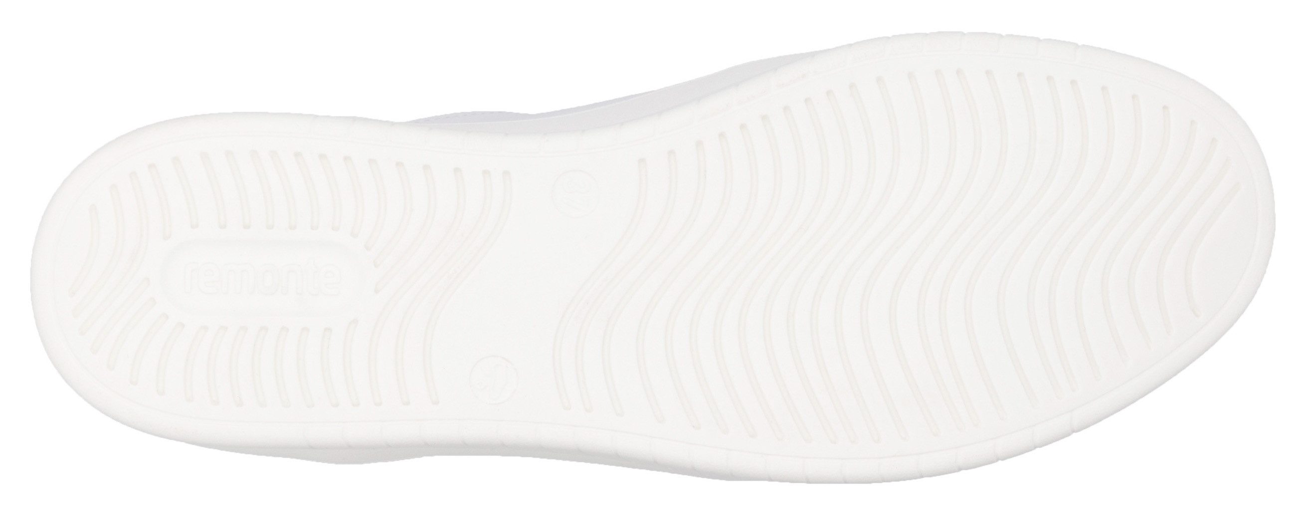 Remonte Plateausneakers , vrijetijdsschoen, lage schoen, veterschoen in smalle vorm
