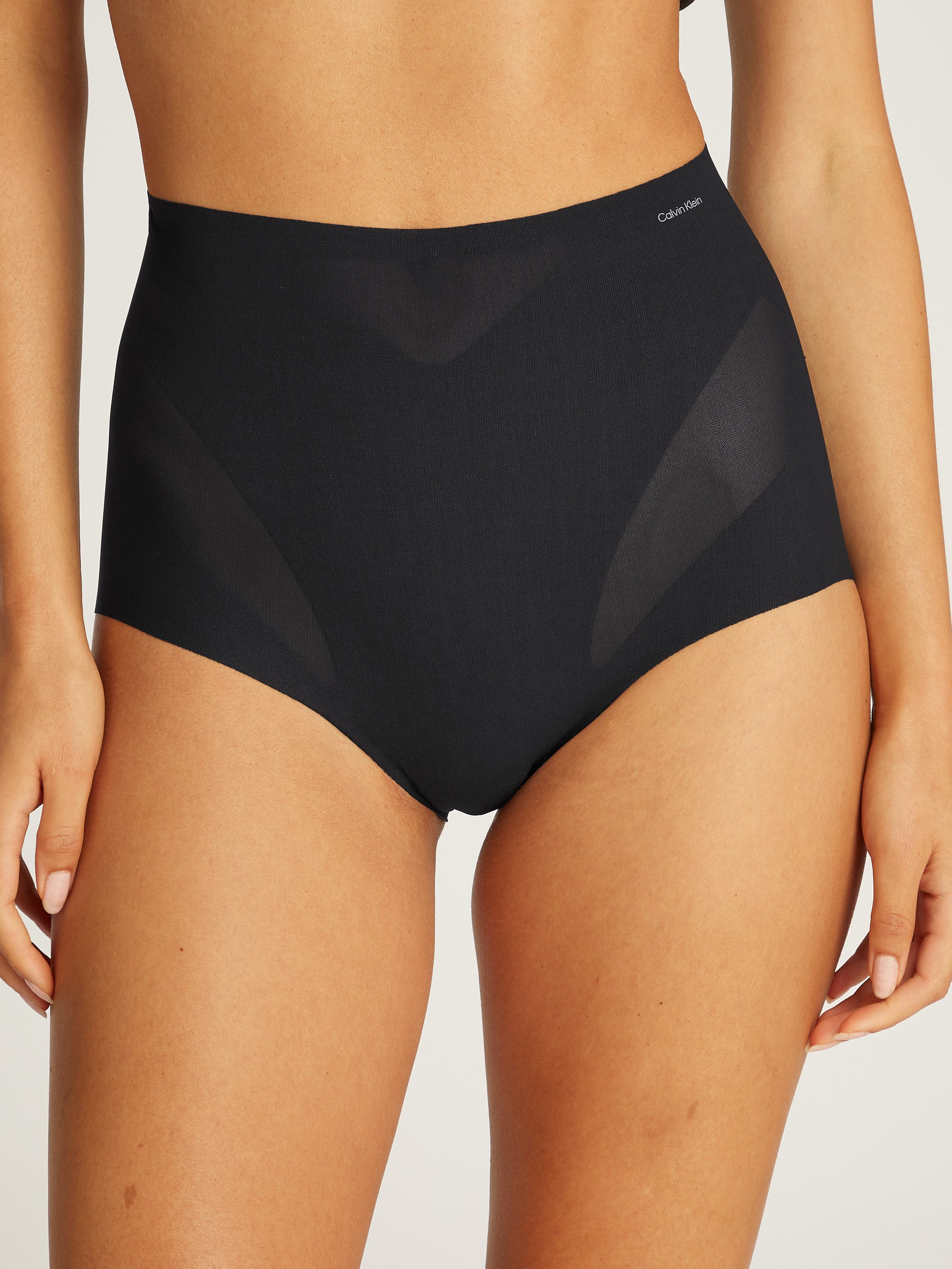 Calvin Klein Modellerende slip SCULPTED FIRM MESH BRIEF met vormend effect, shapewear dames slips maat XXL (46) zwart