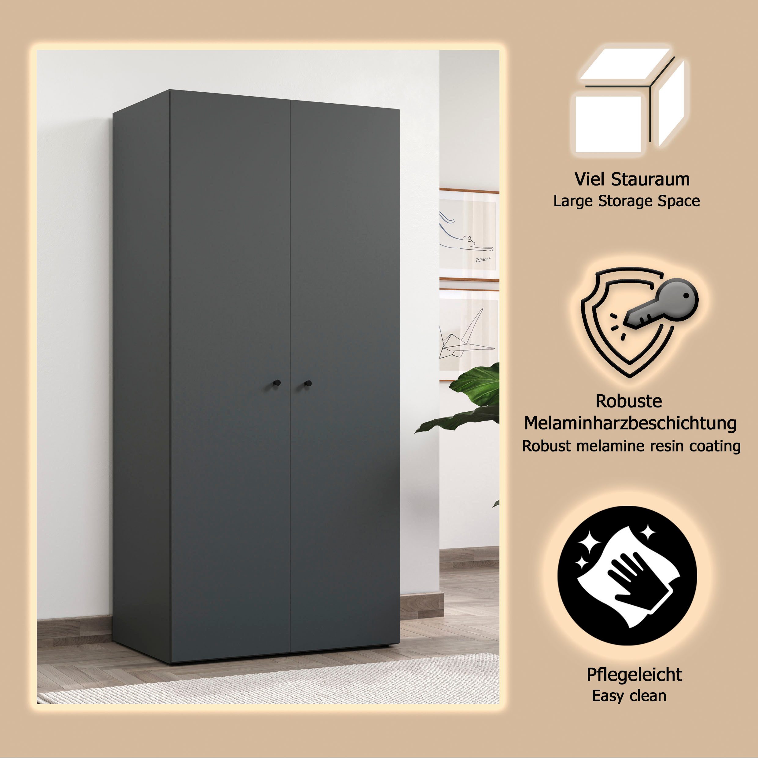 INOSIGN Kledingkast Jersey slaapkamer kast garderobe bestseller kast