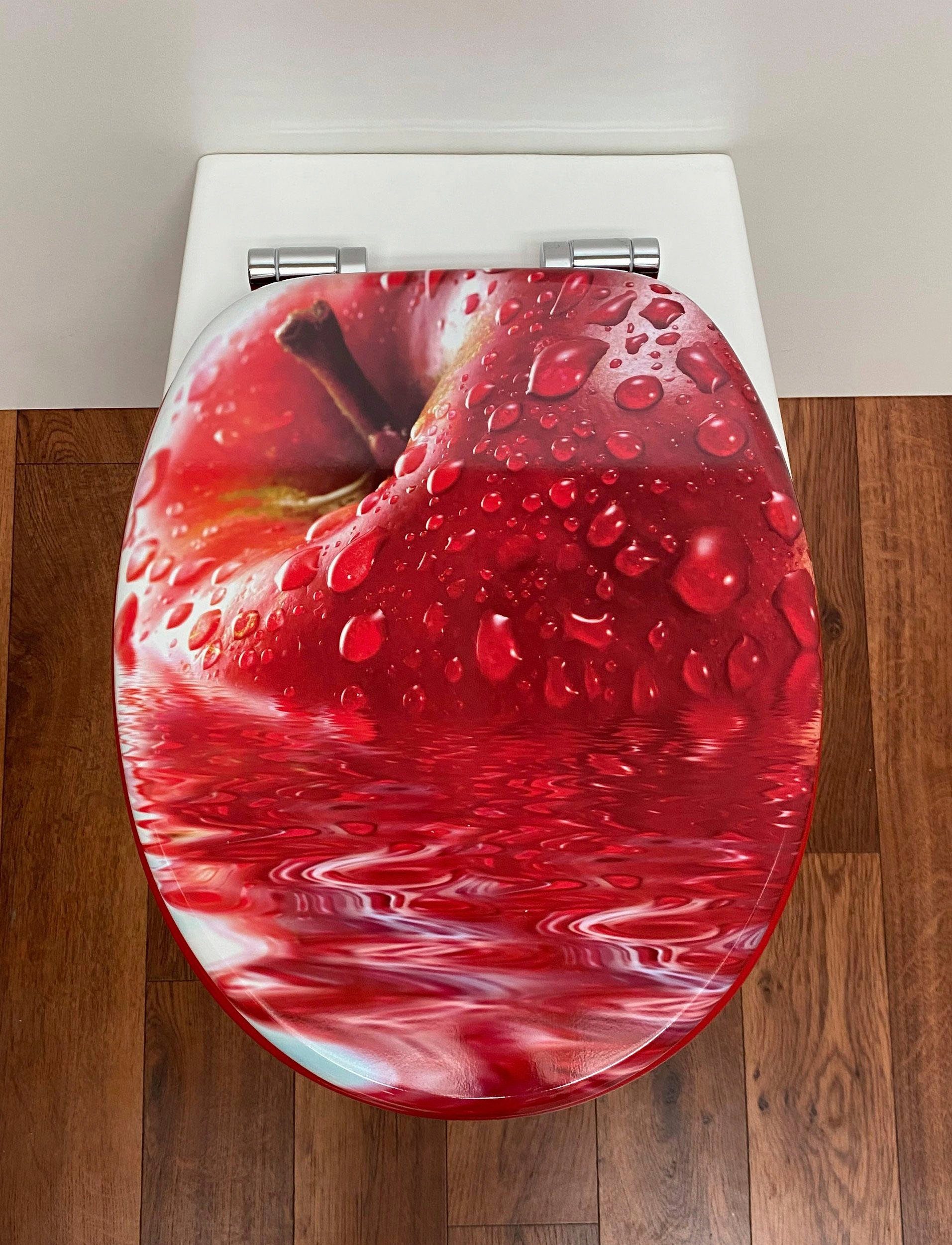 ADOB Toiletzitting Appel Soft-closemechanisme, zeer stabiel