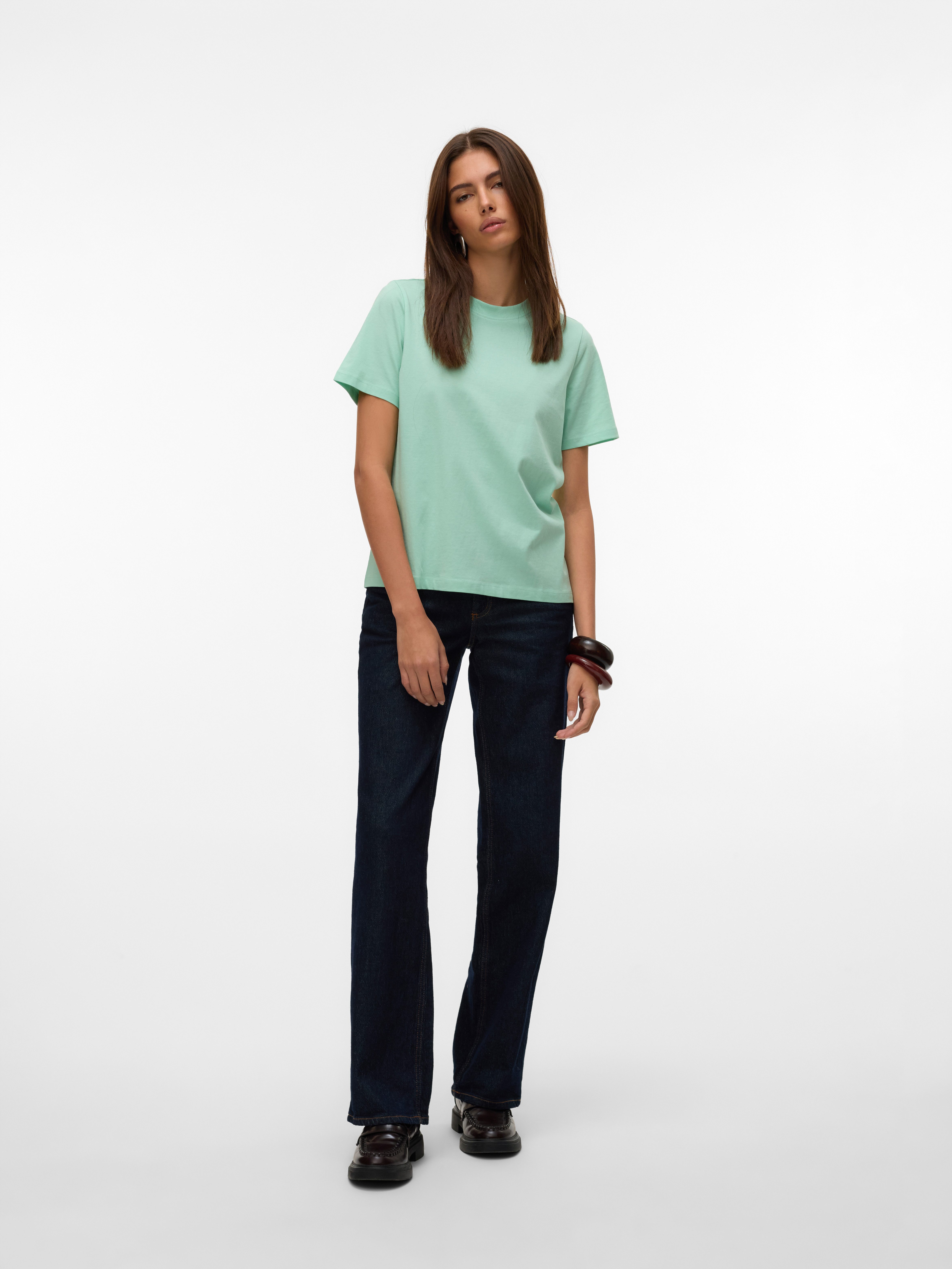 Vero Moda Shirt met korte mouwen VMPAULINA SS T-SHIRT GA JRS NOOS