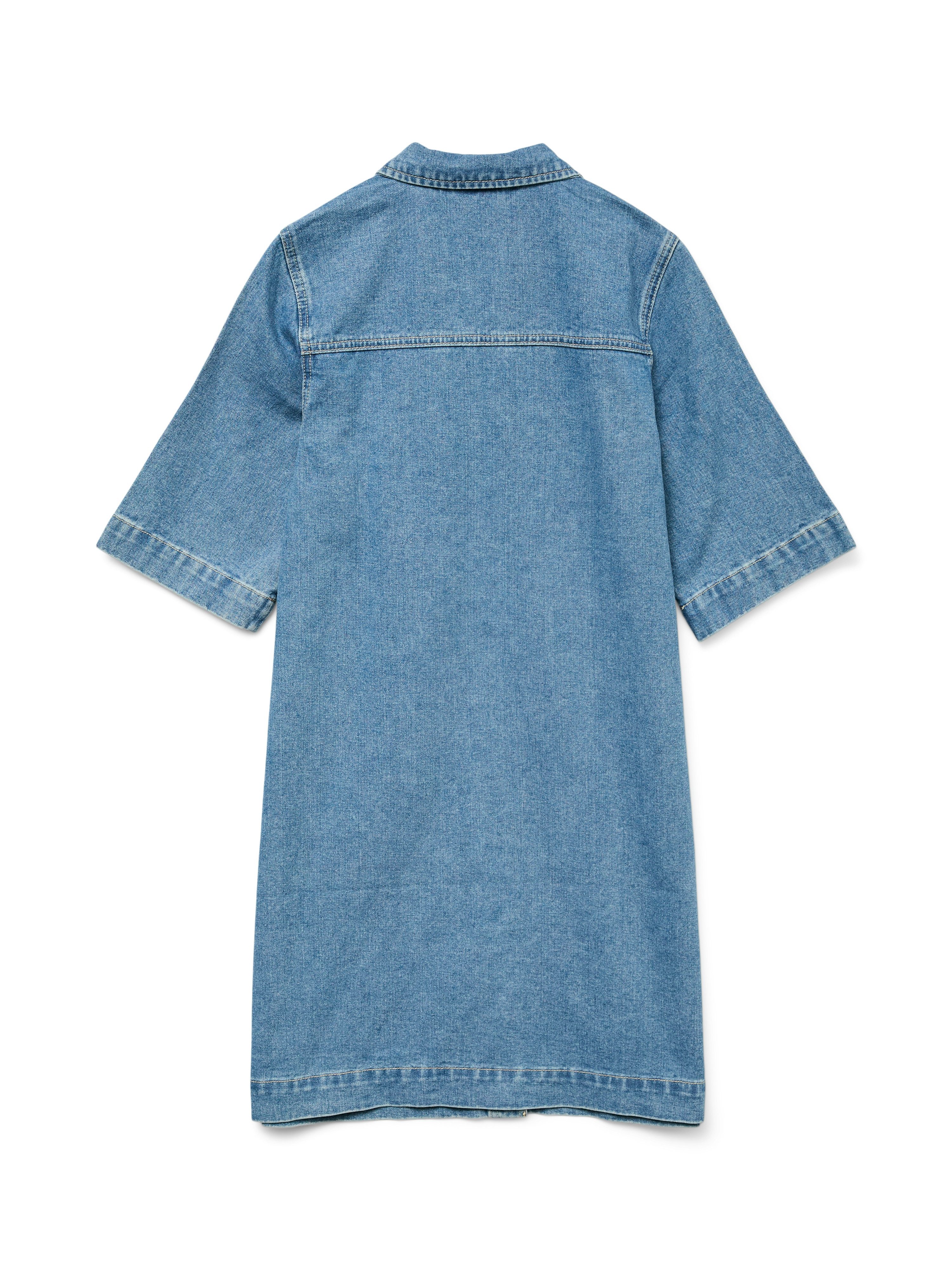 Vero Moda Jeans jurk VMFENJA 2/4 SHORT DENIM DRESS GA NOOS