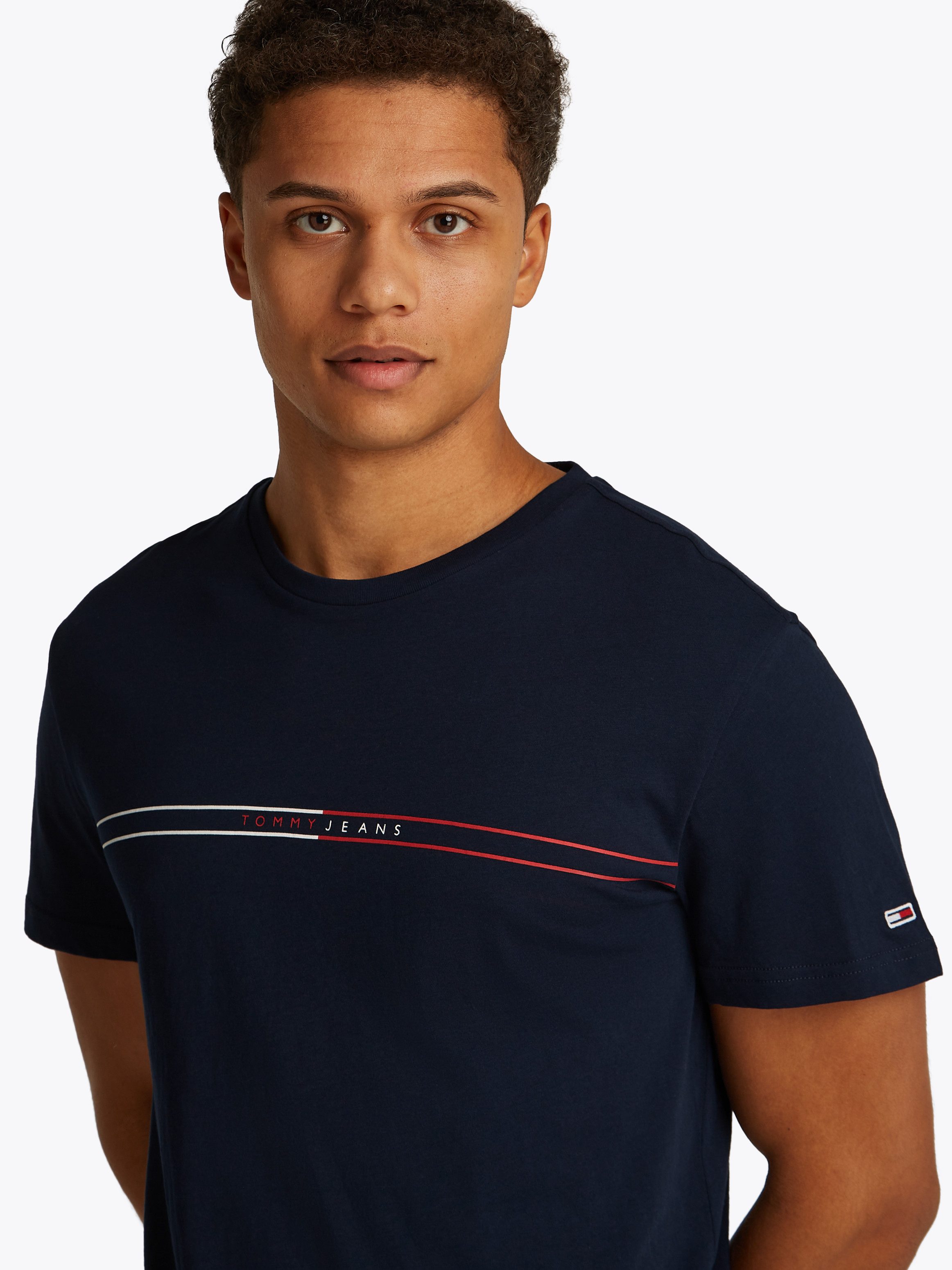 TOMMY JEANS T-shirt TJM SLM ENTRY GRPHC T EXT 2 PCK (set, 2-delig, 2 stuks)