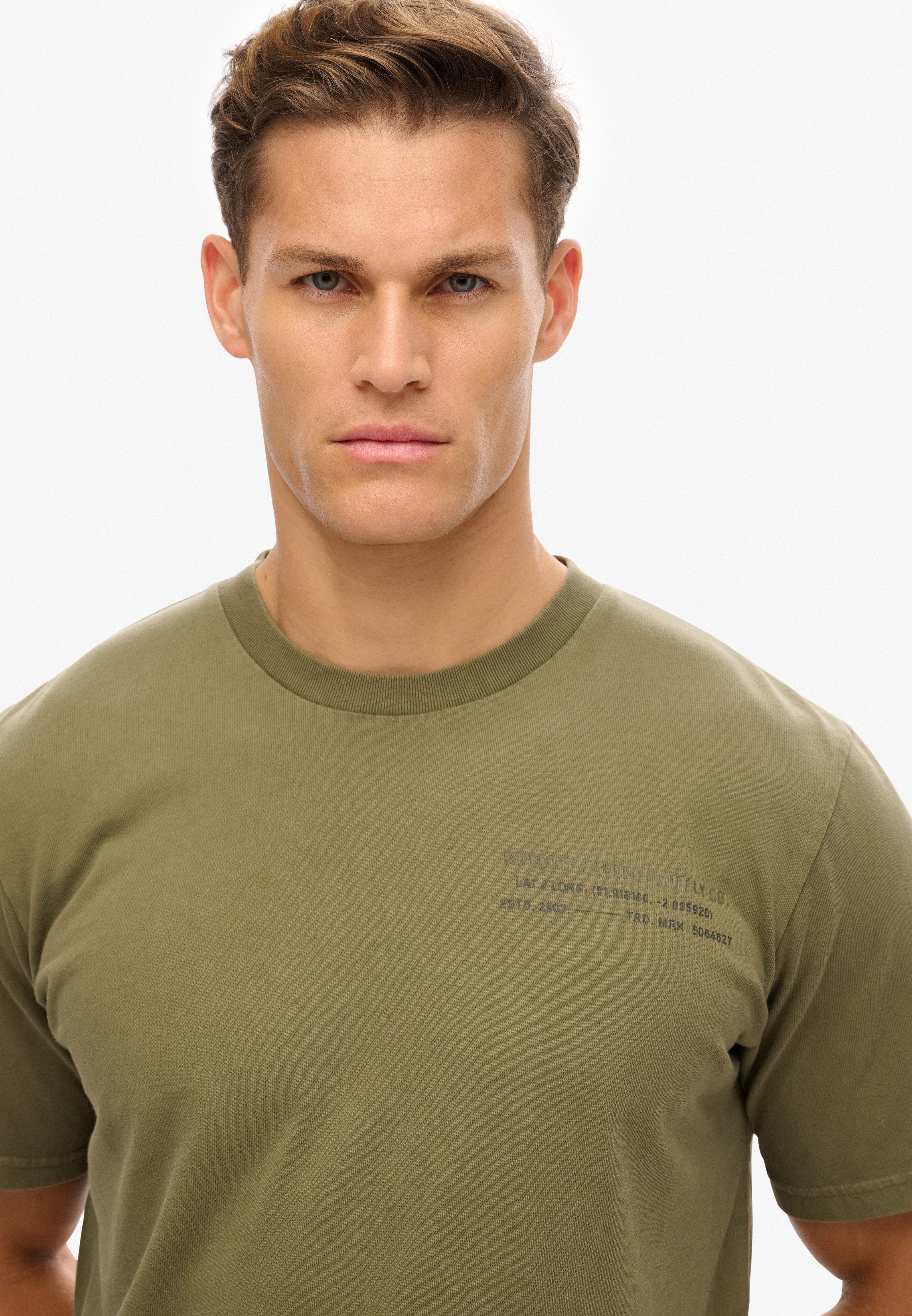 Superdry Shirt met ronde hals UTILITY SPORT GRAPHIC T SHIRT