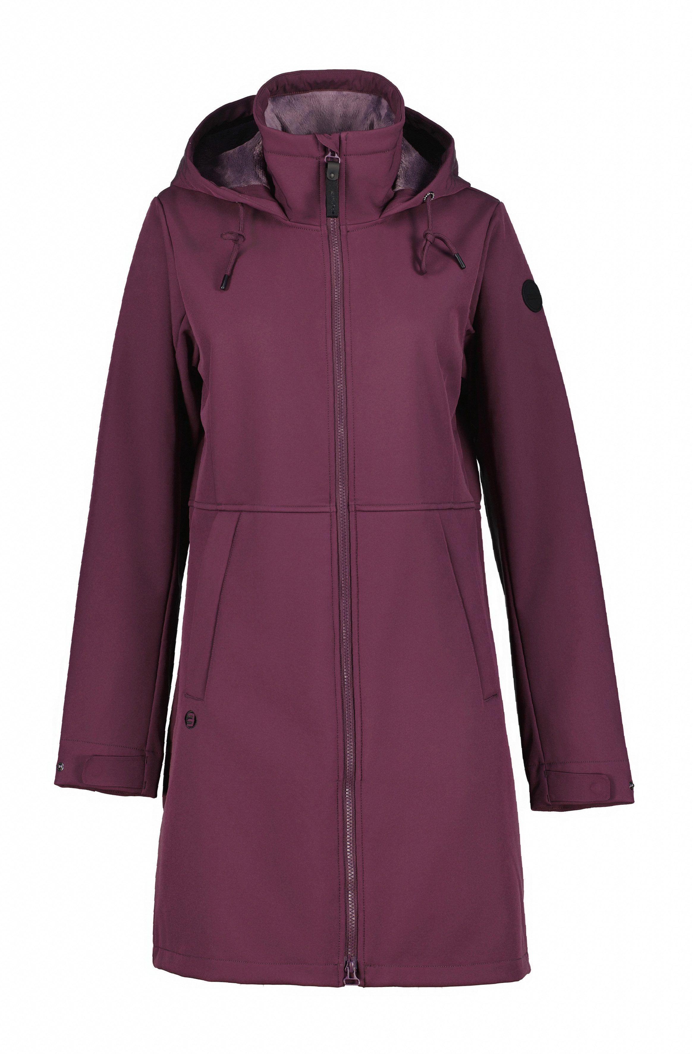 Icepeak Functionele jas D SOFTSHELL JACKET LANG AGARAM dames functionele jassen maat 38 paars