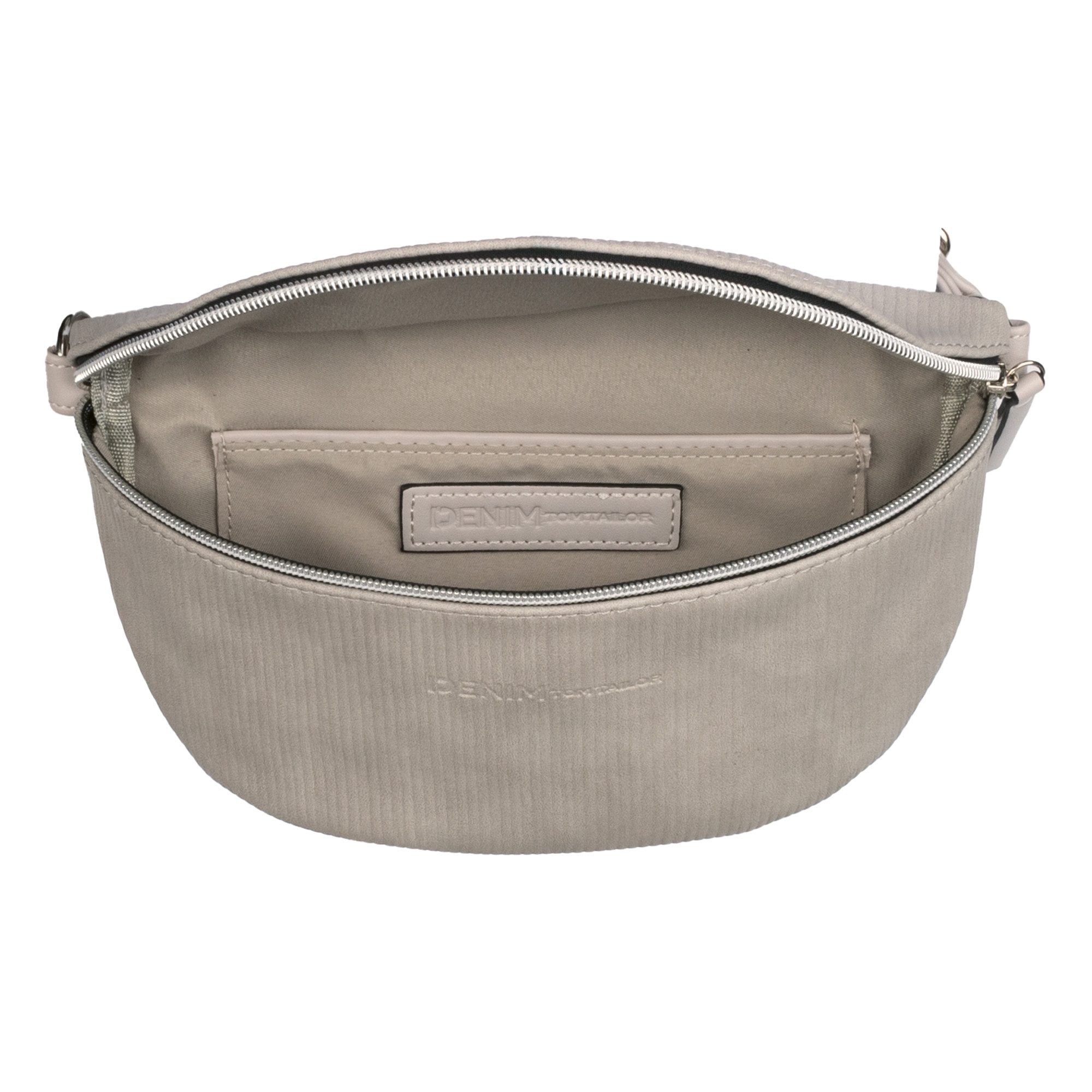 Tom Tailor Denim Buiktasje Rosie Cord functioneel en van kunstleer in winterlook van cord