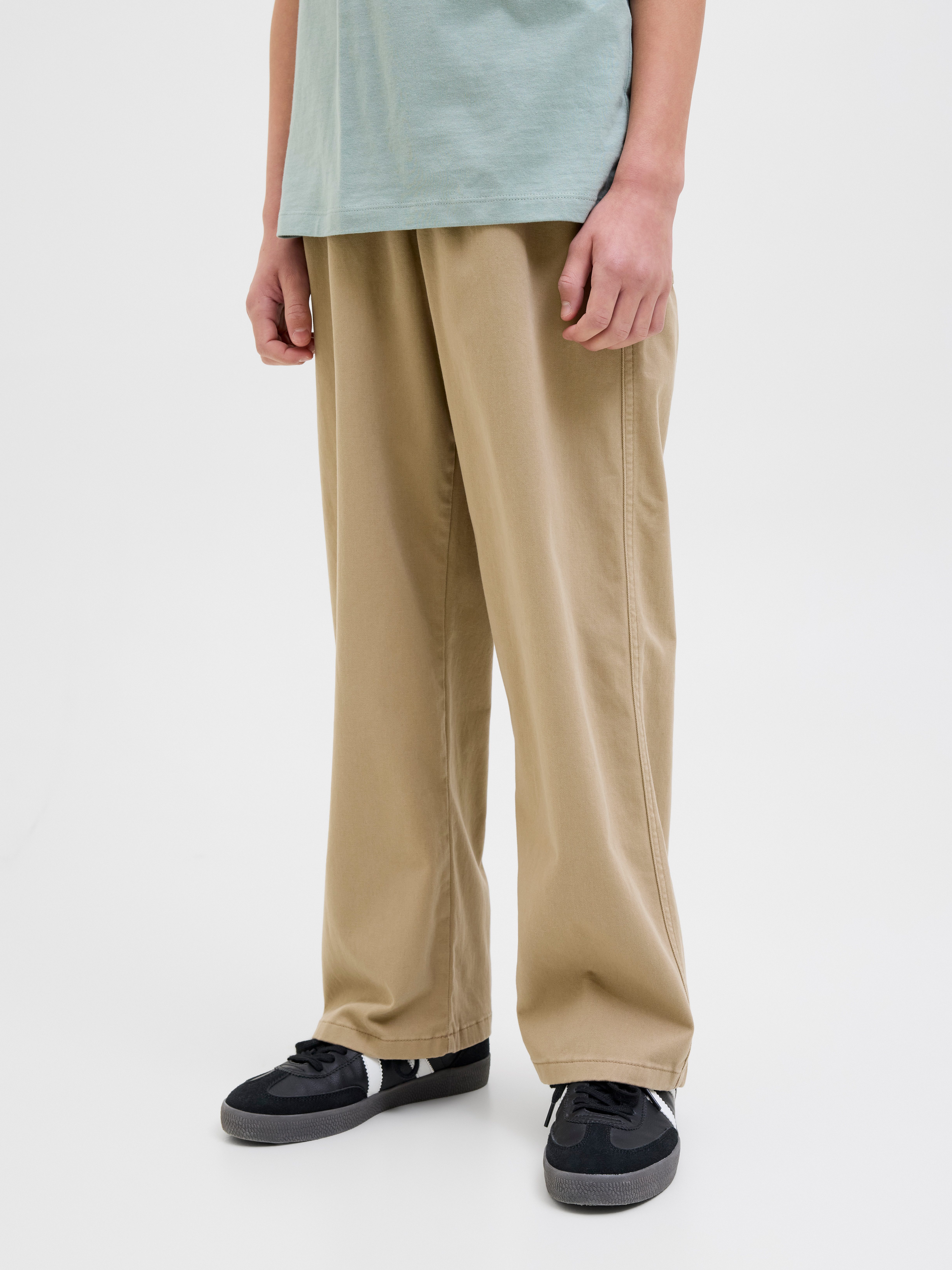 Jack & Jones Junior Chino JPSTALEX CO JJCARPENTER PANTS NOOS JNR jongens chino's maat 164 bruin