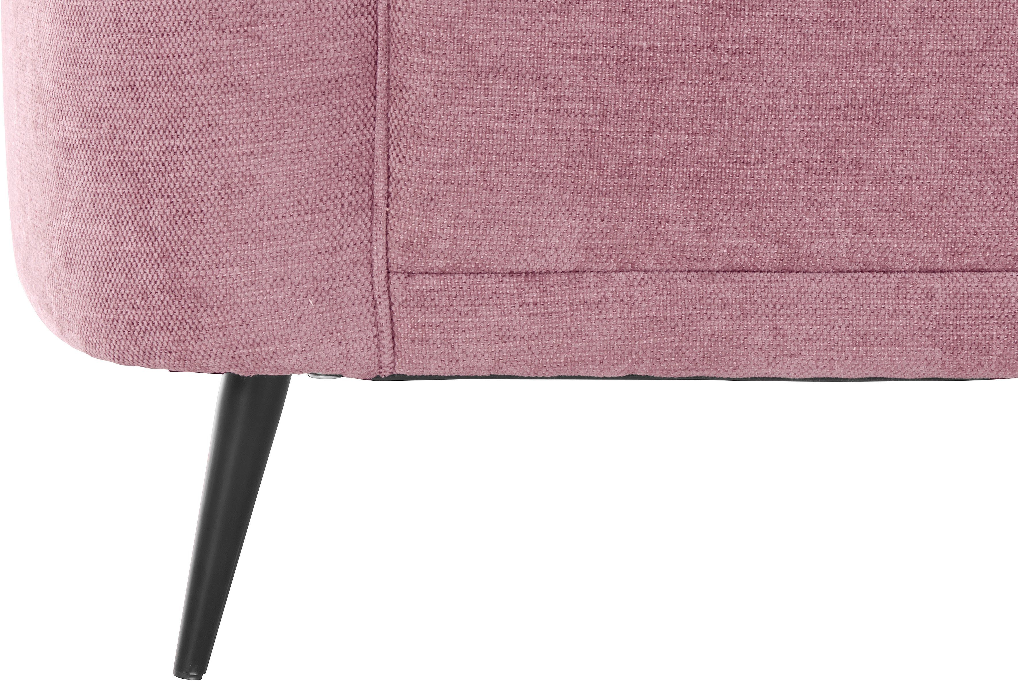 Leonique Fauteuil Ashly in 3 overtrekvarianten, bouclé, fluwelige look en zachte structuurstof.