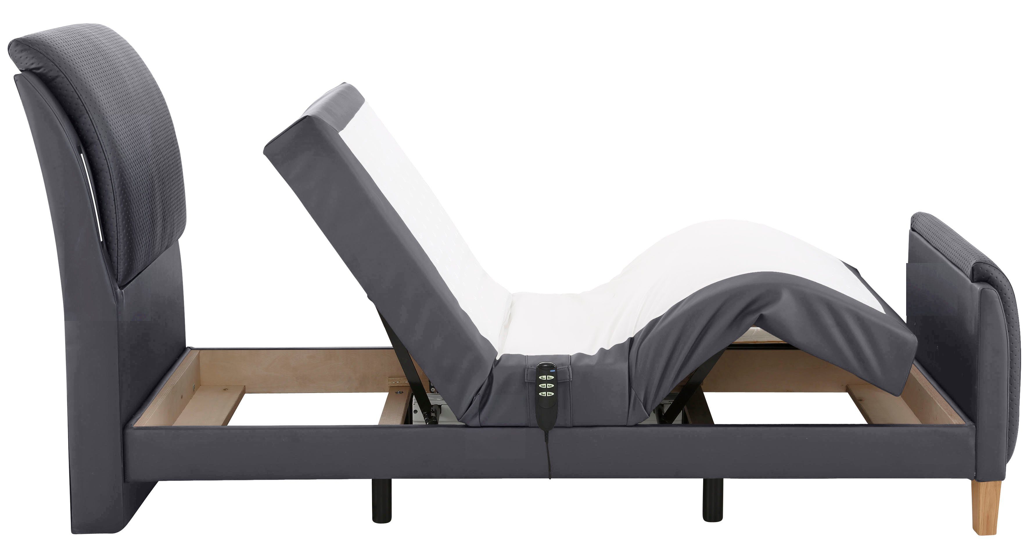 Home affaire Boxspring Messina2 Ligcomfort elektrisch verstelbaar