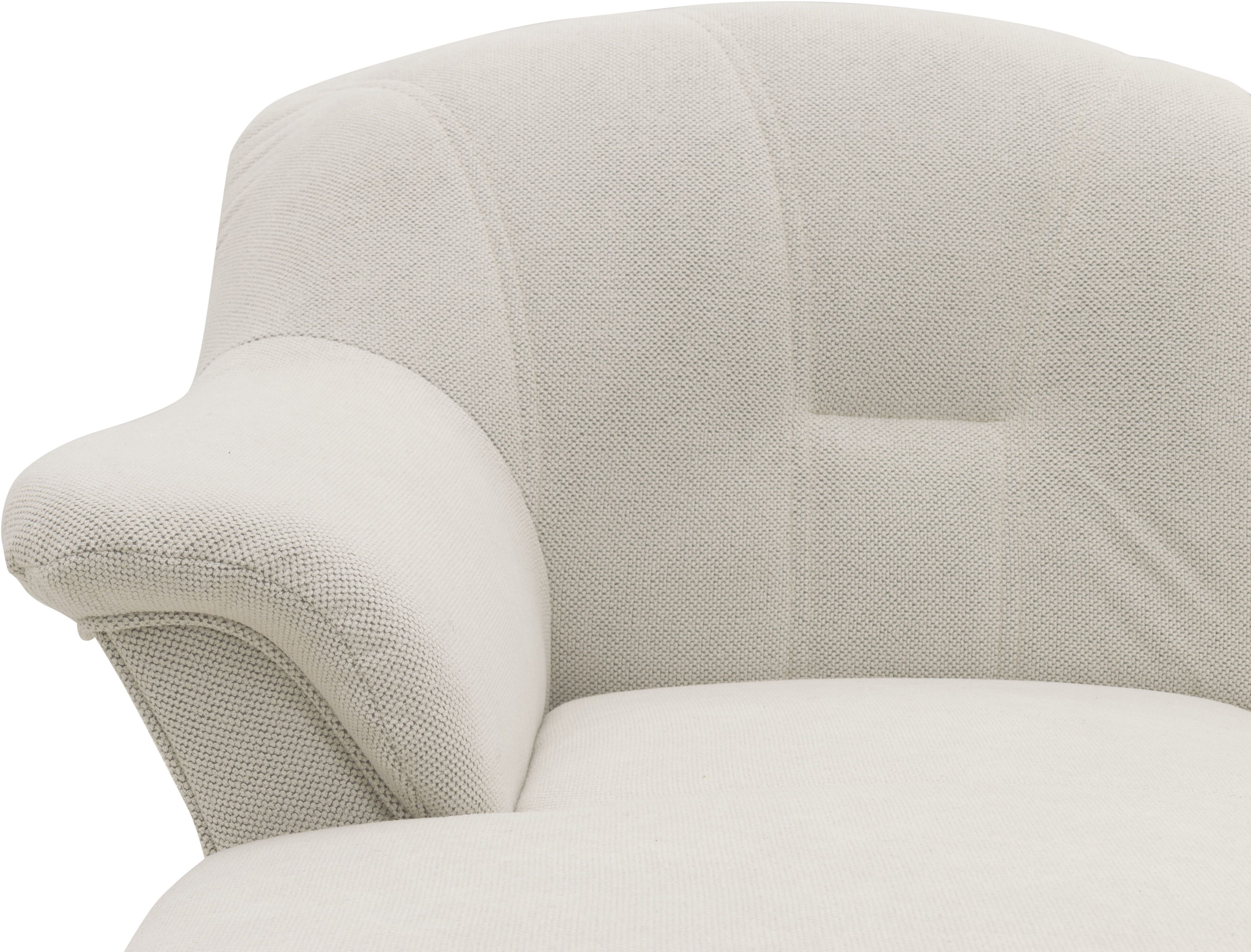 DOMO collection Zithoek Flores ook in leren bekleding, B/D/H: 293/180/86 cm, U-vorm (3 stuks)