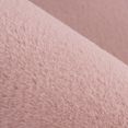 carpet city hoogpolig vloerkleed topia400 bijzonder zacht door polyester, unikleurig, ideaal voor woonkamer  slaapkamer roze