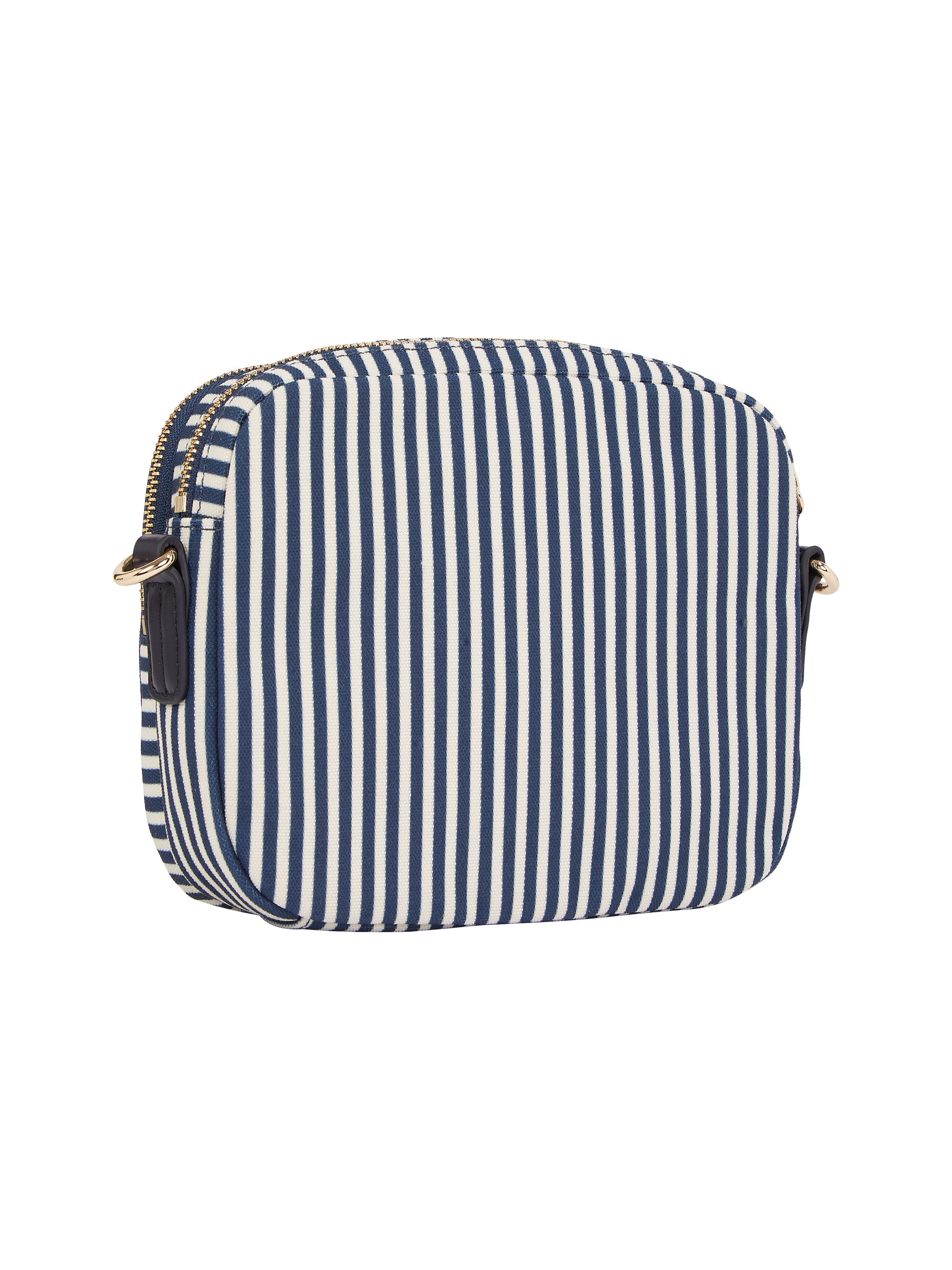Tommy Hilfiger Camerazak POPPY SUMMER CAMERA BAG , dames schoudertas, handtas, minibag met strepen