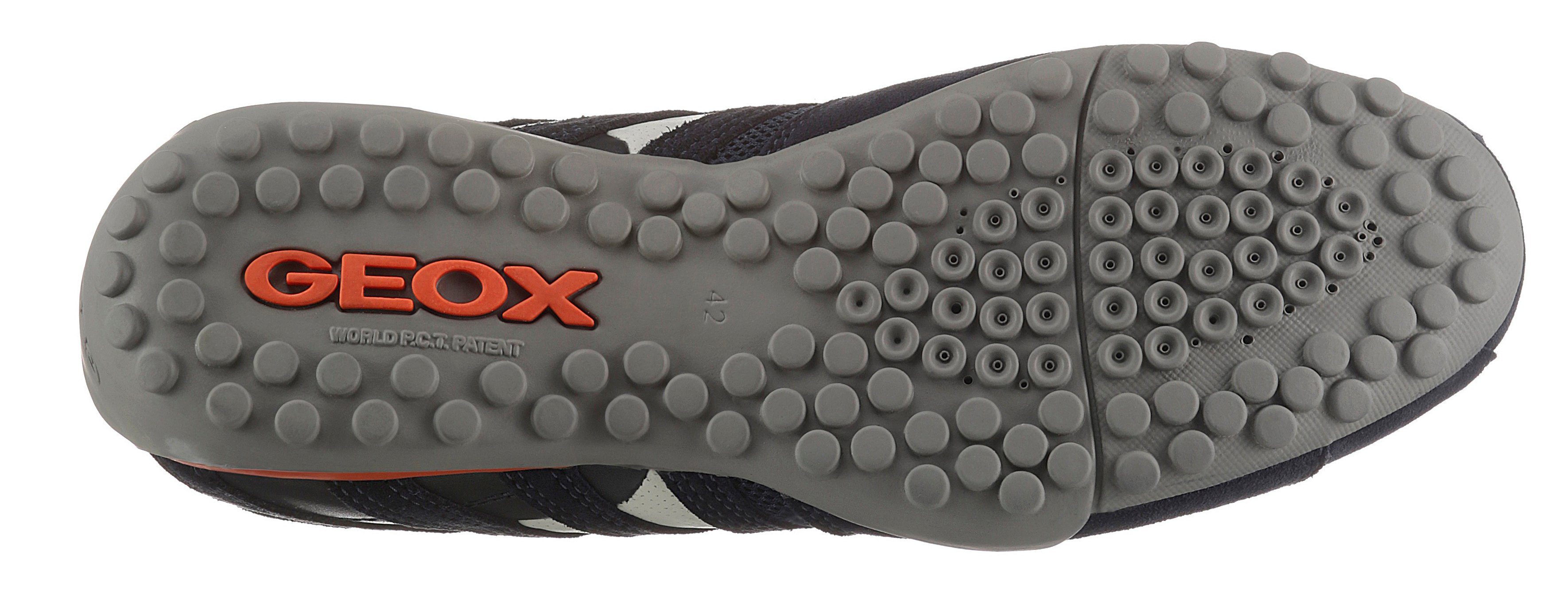 Geox Sneakers Snake met geox speciale membraan, vrijetijdsschoen, lage schoen, veterschoen
