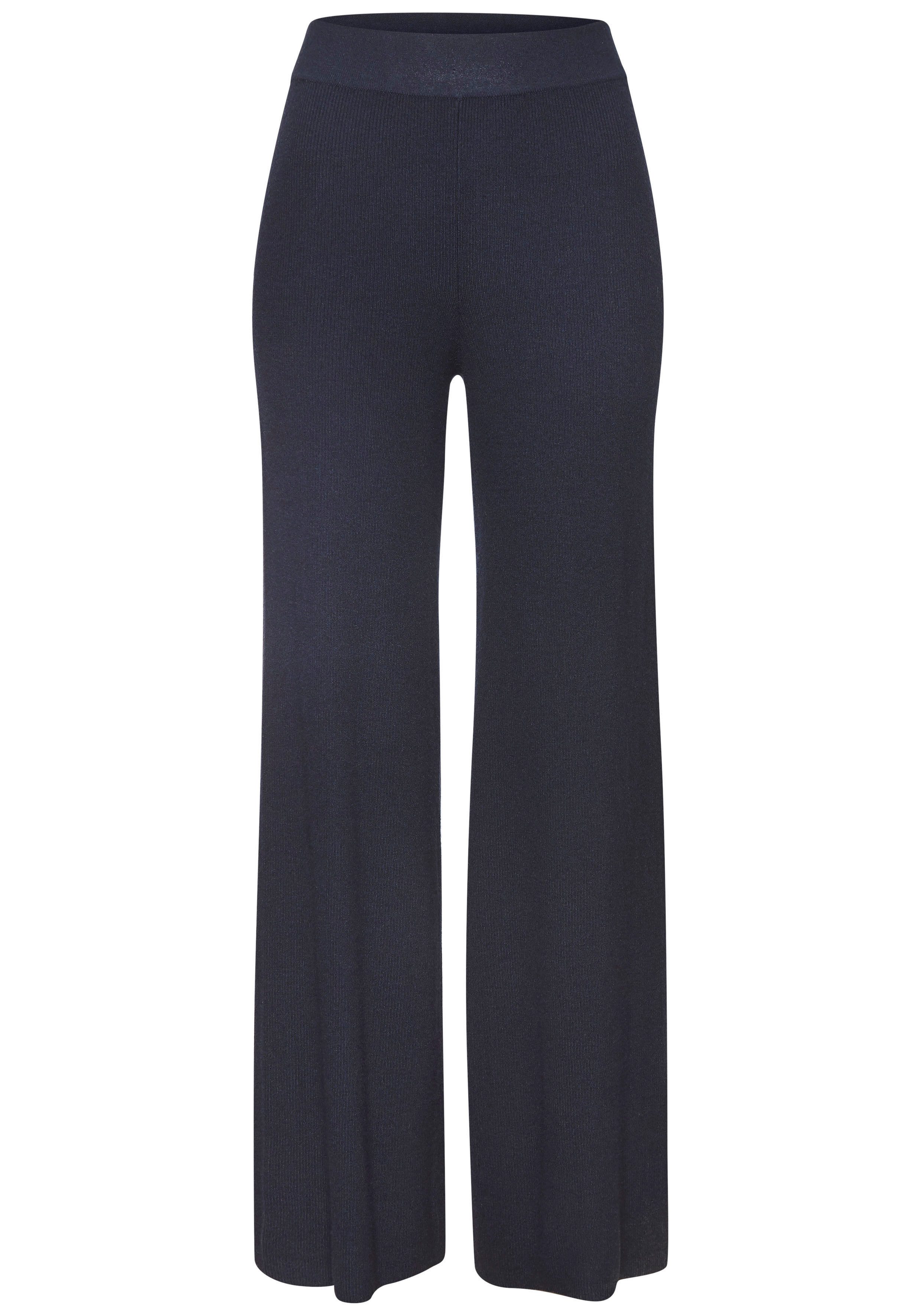 Copenhagen Studios Tricotbroek van hoogwaardig ribbreisel, loungewear