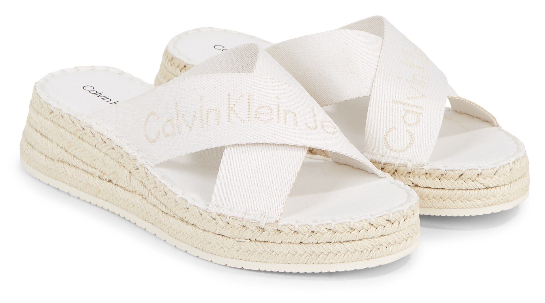 Calvin Klein Slippers SPORTY WEDGE ROPE SANDAL MR