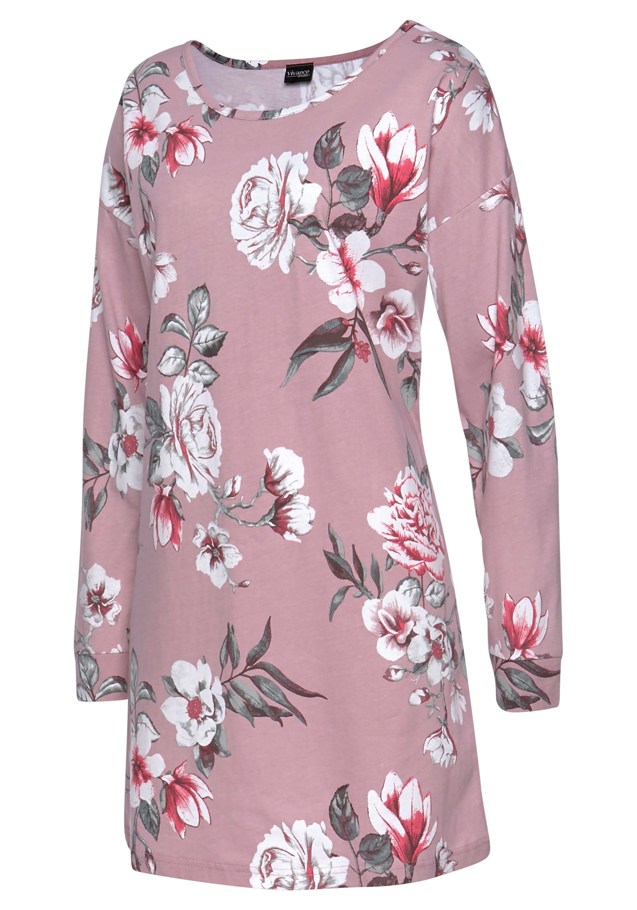 Vivance Dreams Nachthemd met bloemenprint (Set van 2)