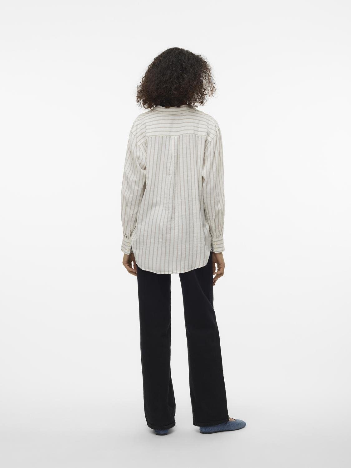 Vero Moda Overhemdblouse VMLINN LINEN LS SHIRT WVN NOOS hoogwaardige kwaliteit met linnen