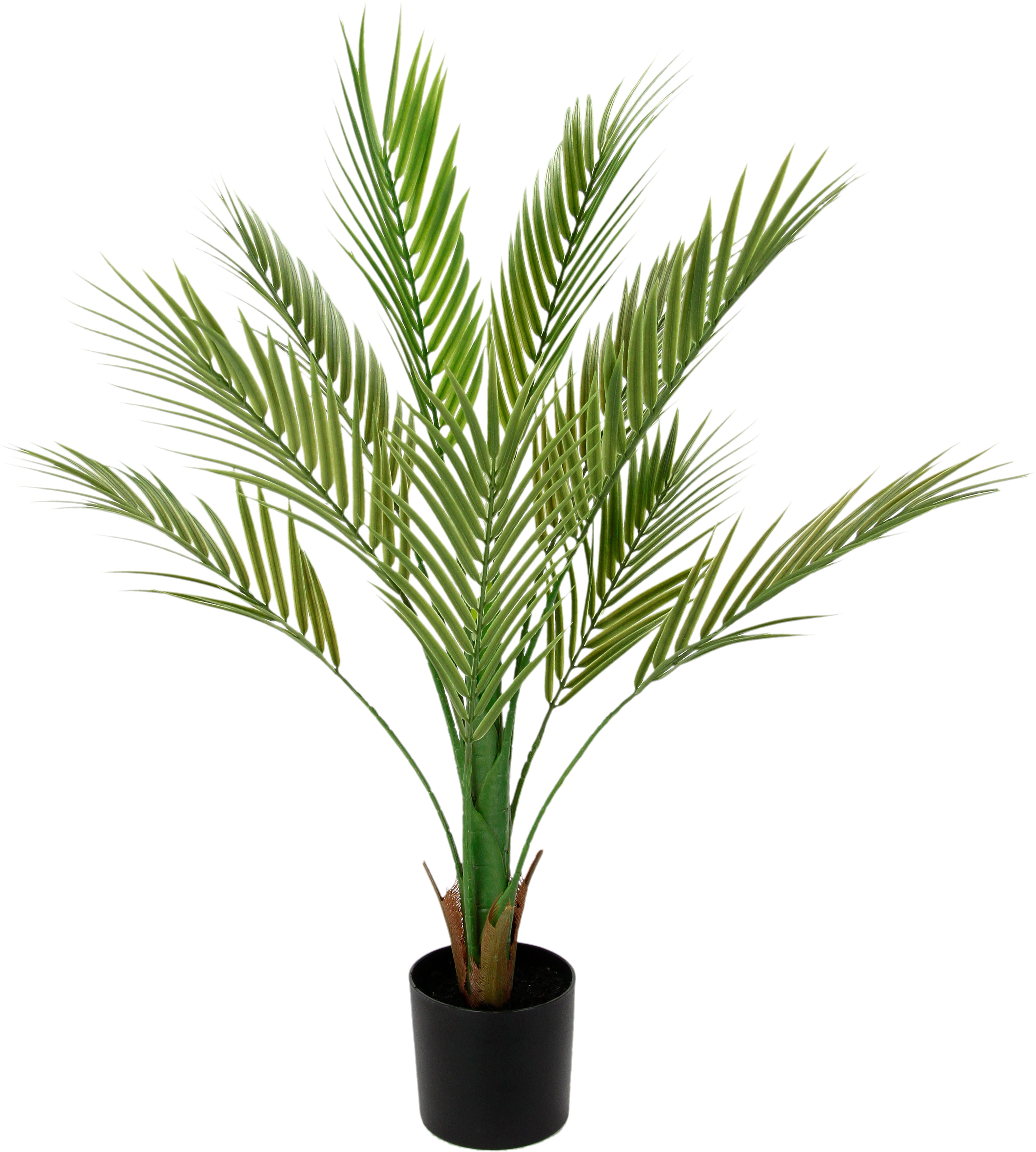 I.GE.A. Kunstboom Areca palm in pot kunstmatig kunstpalm kunstplant Kunstboom, decoratieve plant, kamerplant, kamerpalm, tropische groene plant (1