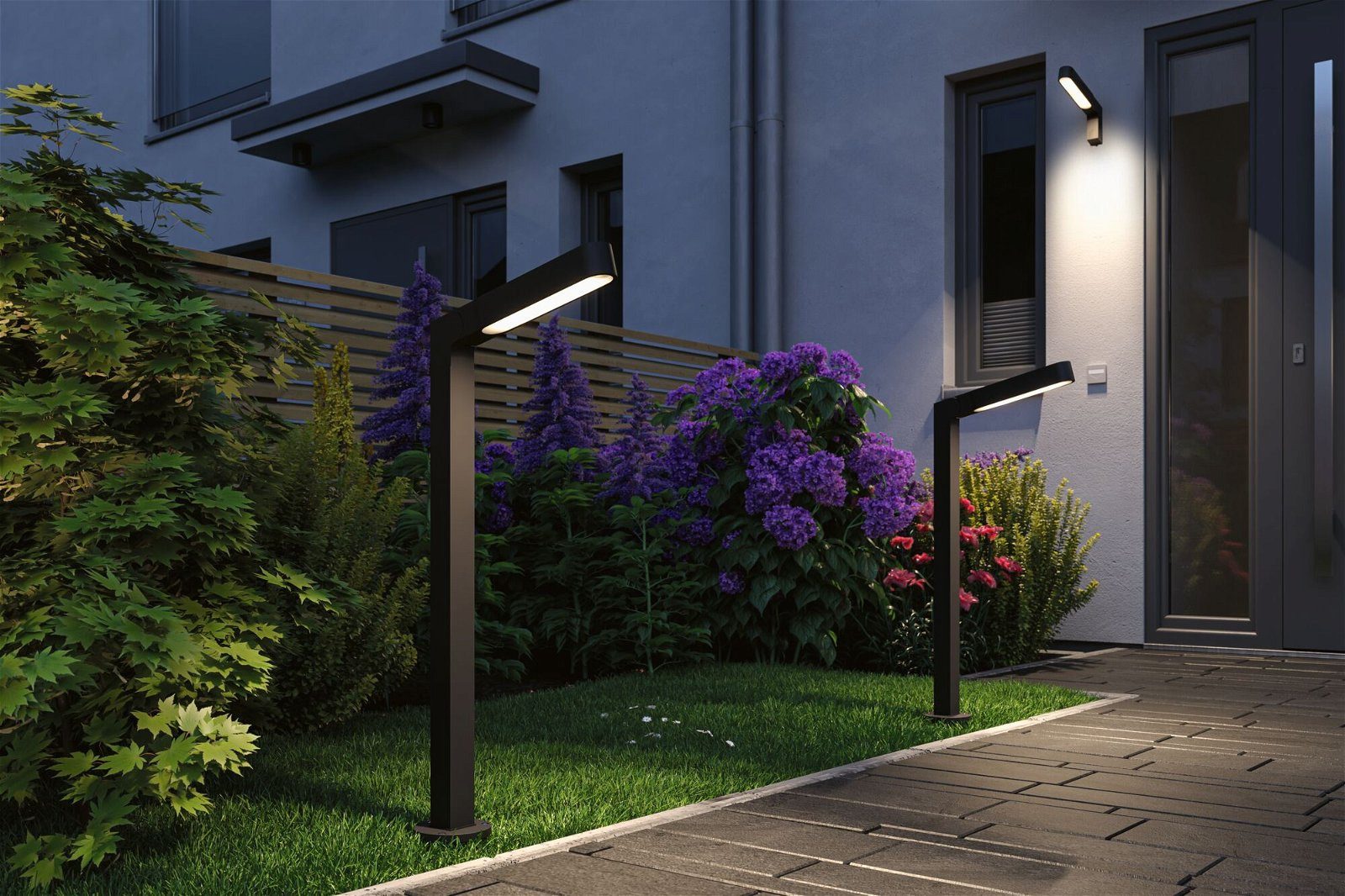 Paulmann Led-wandlamp voor buiten House Ito 47x301mm 3000K 6W 450lm 230V 65° Antraciet Metaal Kunststof (1 stuk)
