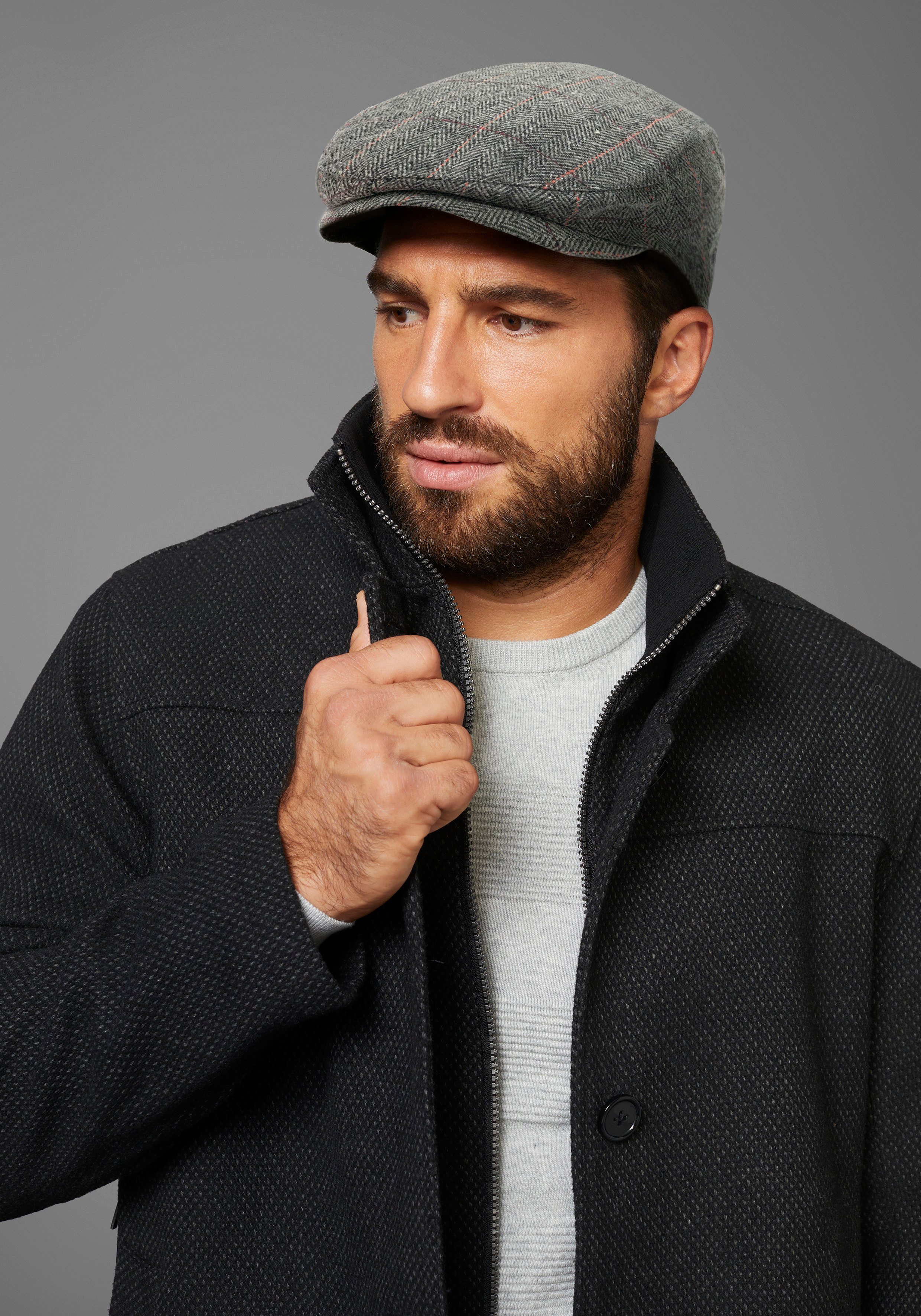 Man's World Flat cap stijlvolle winter-flatcap - verwarmend gevoerd - nieuw