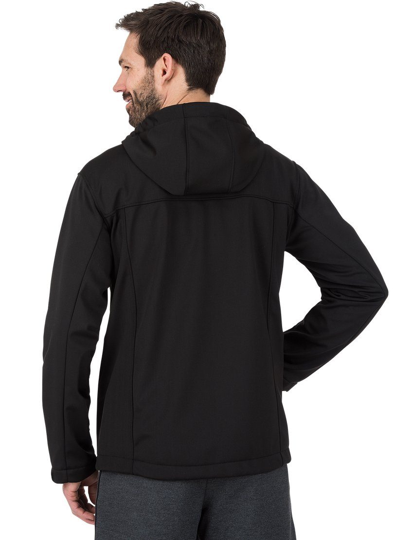 Trigema Softshell-jack TRIGEMA klassiek Softshell-jack met capuchon (1 stuk)