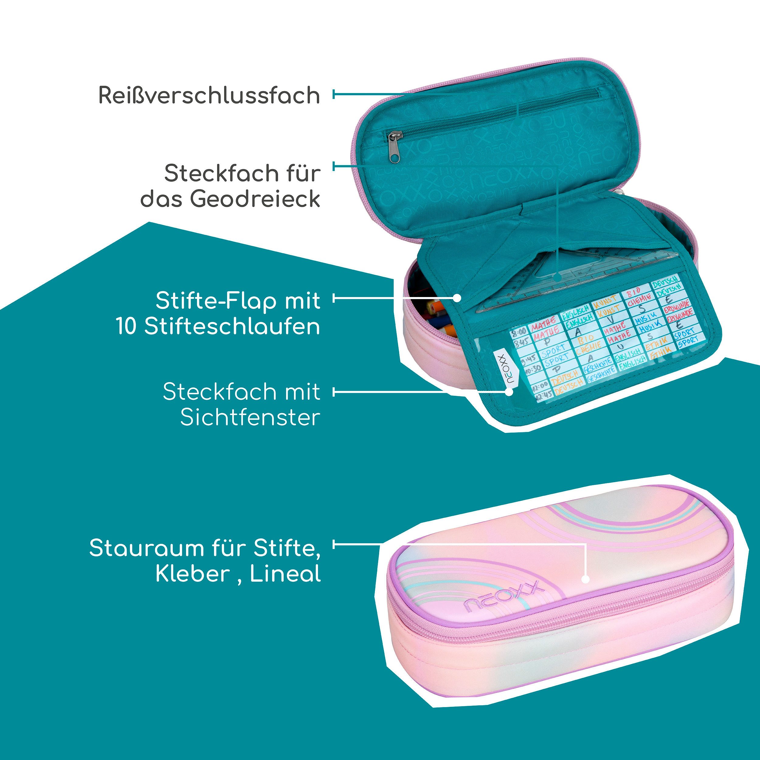 neoxx Etui Jump, Candy Party gedeeltelijk van gerecycled materiaal