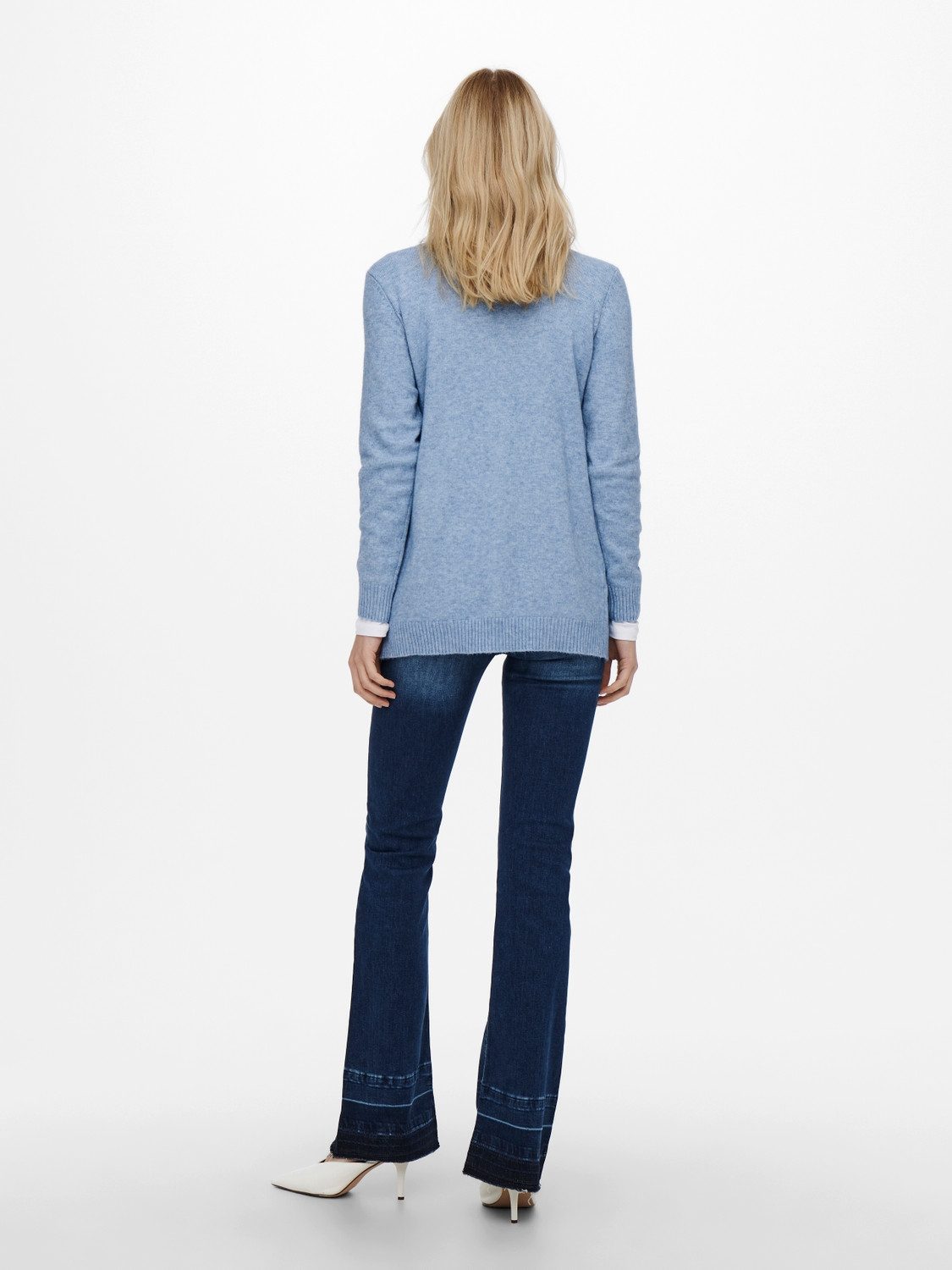 Only Vest ONLLESLY in gemêleerde look